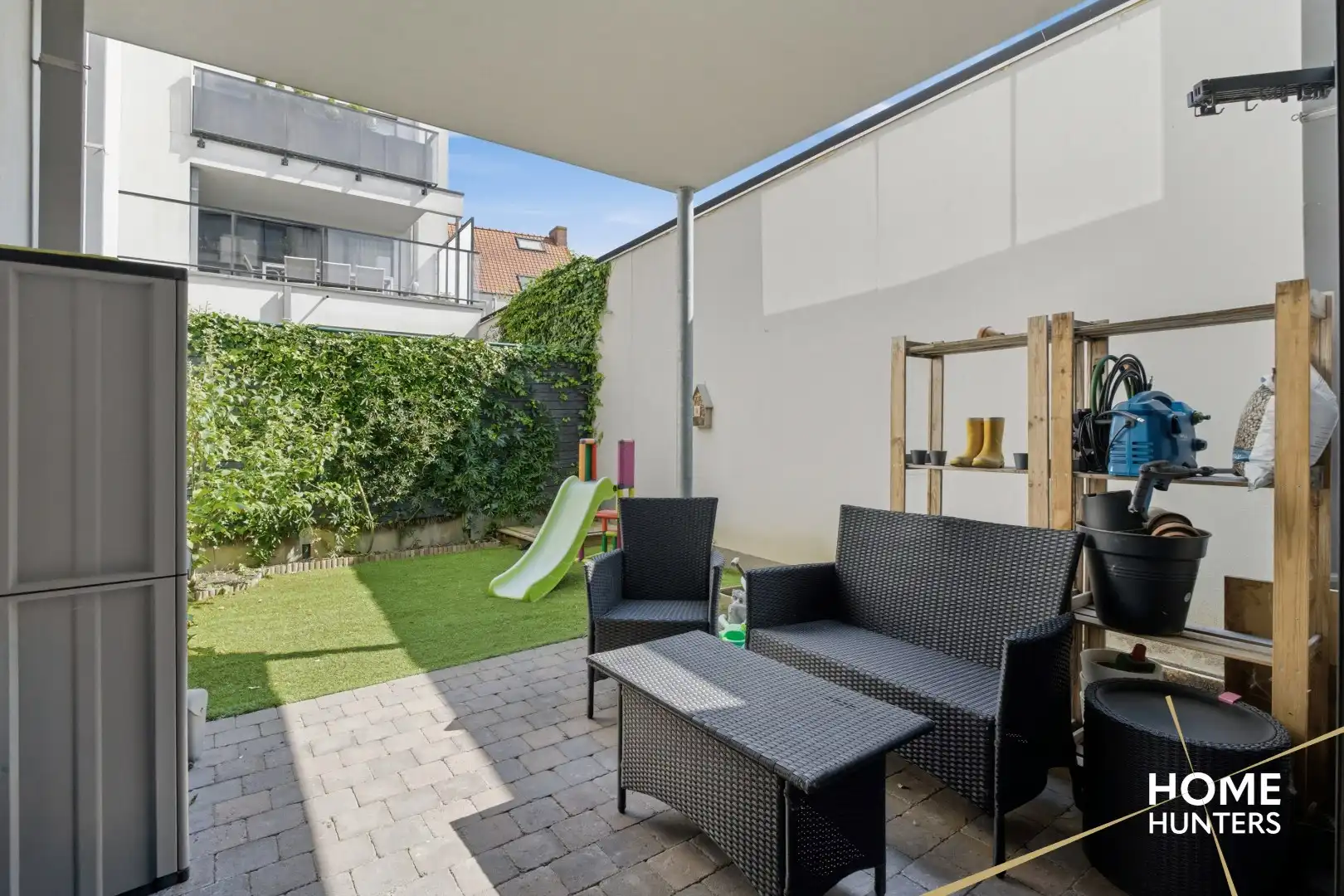 Gelijkvloers appartement met 2 terrassen en 2 slaapkamers  foto 8