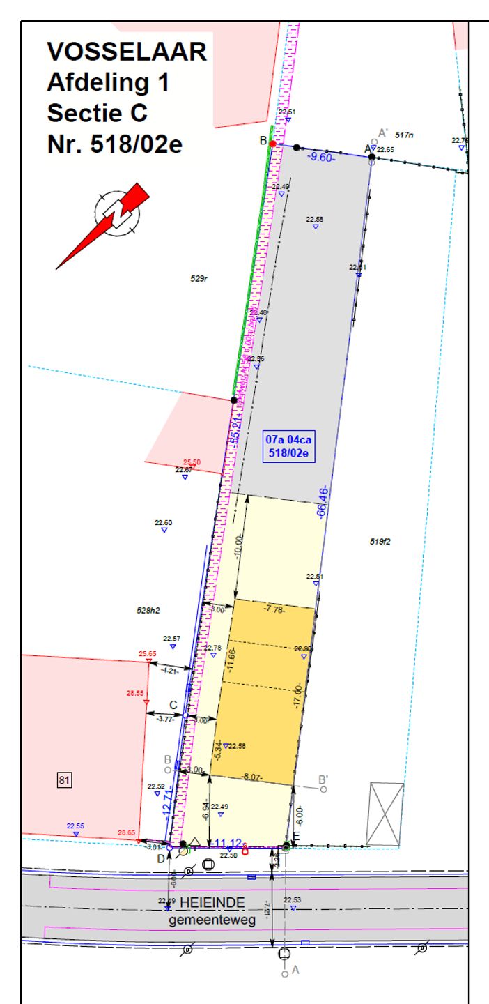 Bouwgrond voor halfopen bebouwing op 704 m² foto 4