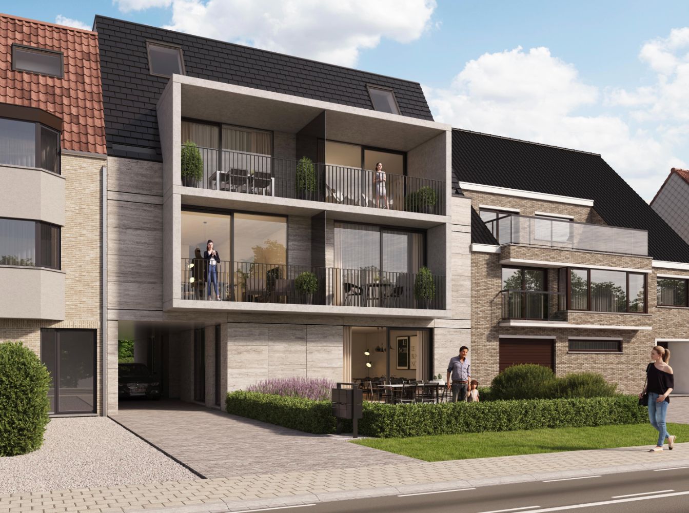 Kleinschalig nieuwbouwproject met ruime 2 of 3 slaapkamer-appartementen foto {{pictureIndex}}