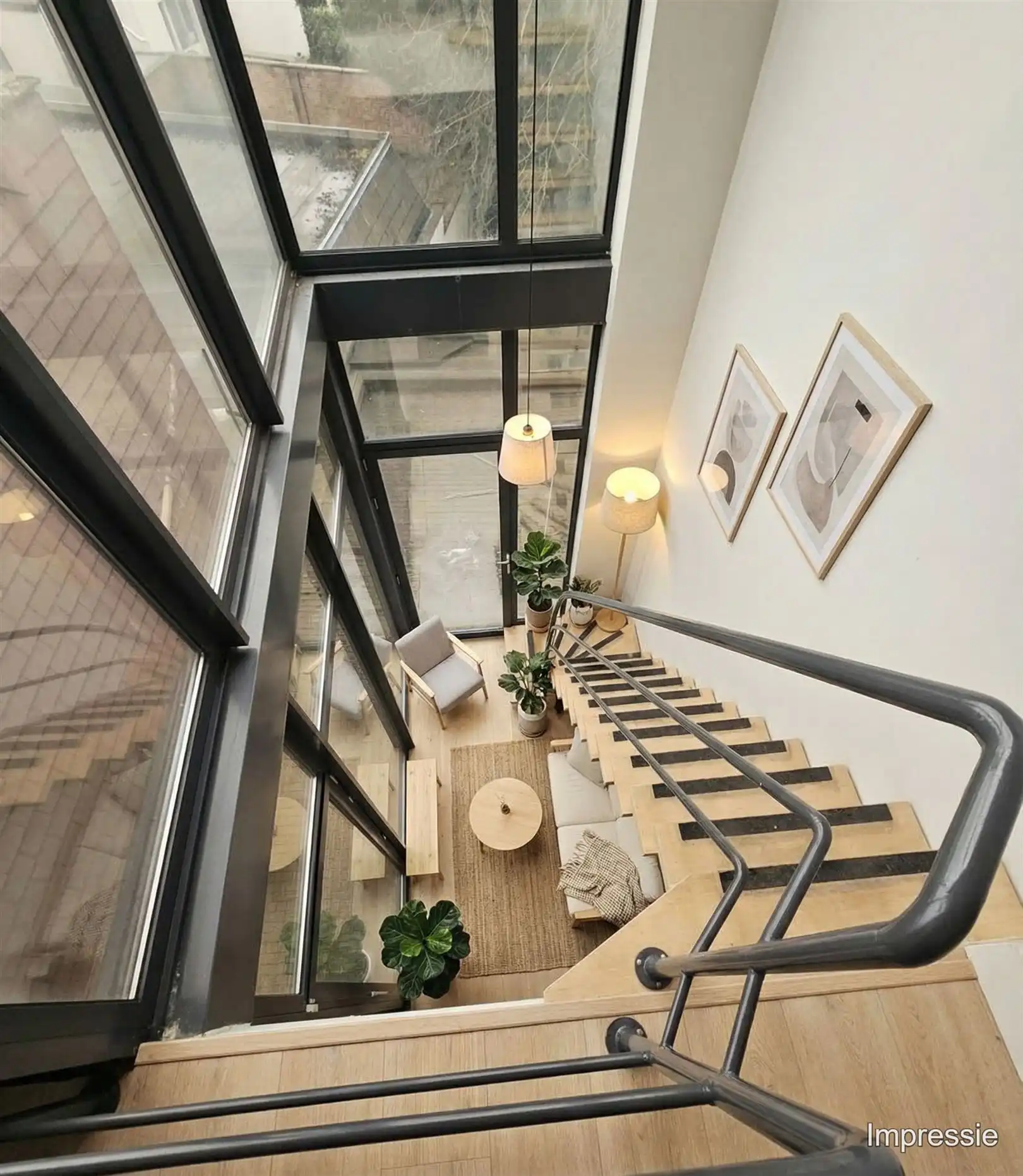 Handelspand met triplex appartement in centrum Mortsel. foto 7