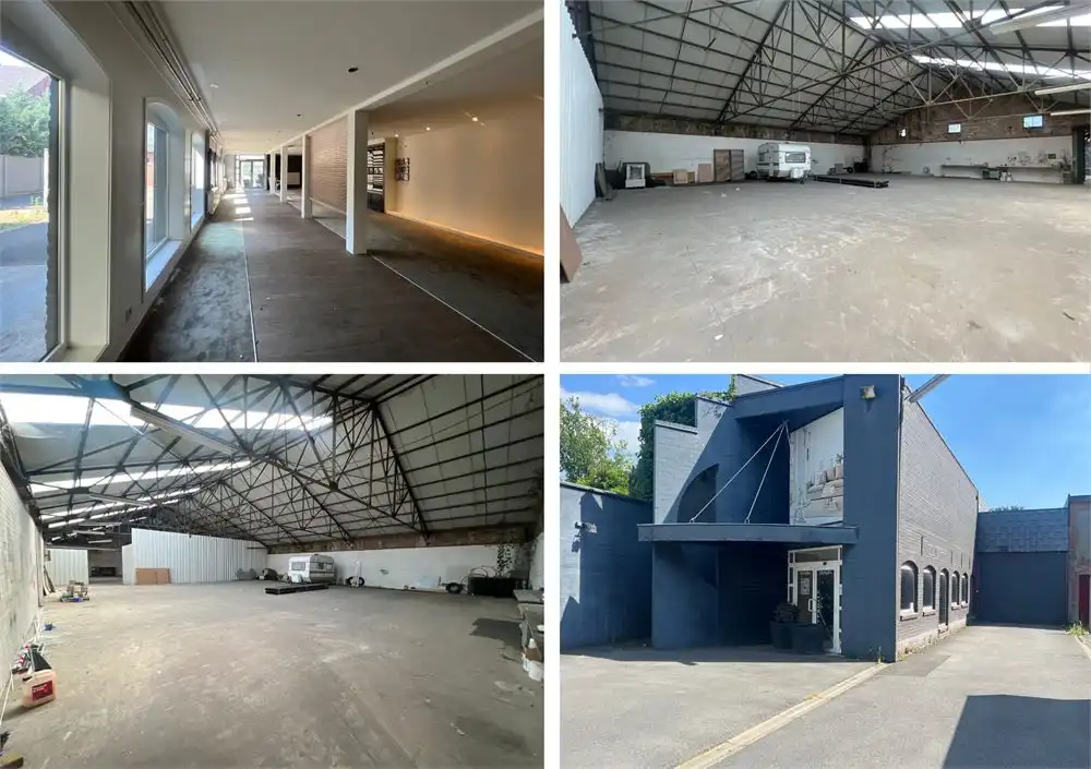 Ruim magazijn (1500m²) op perceel van 1920m²! foto {{pictureIndex}}