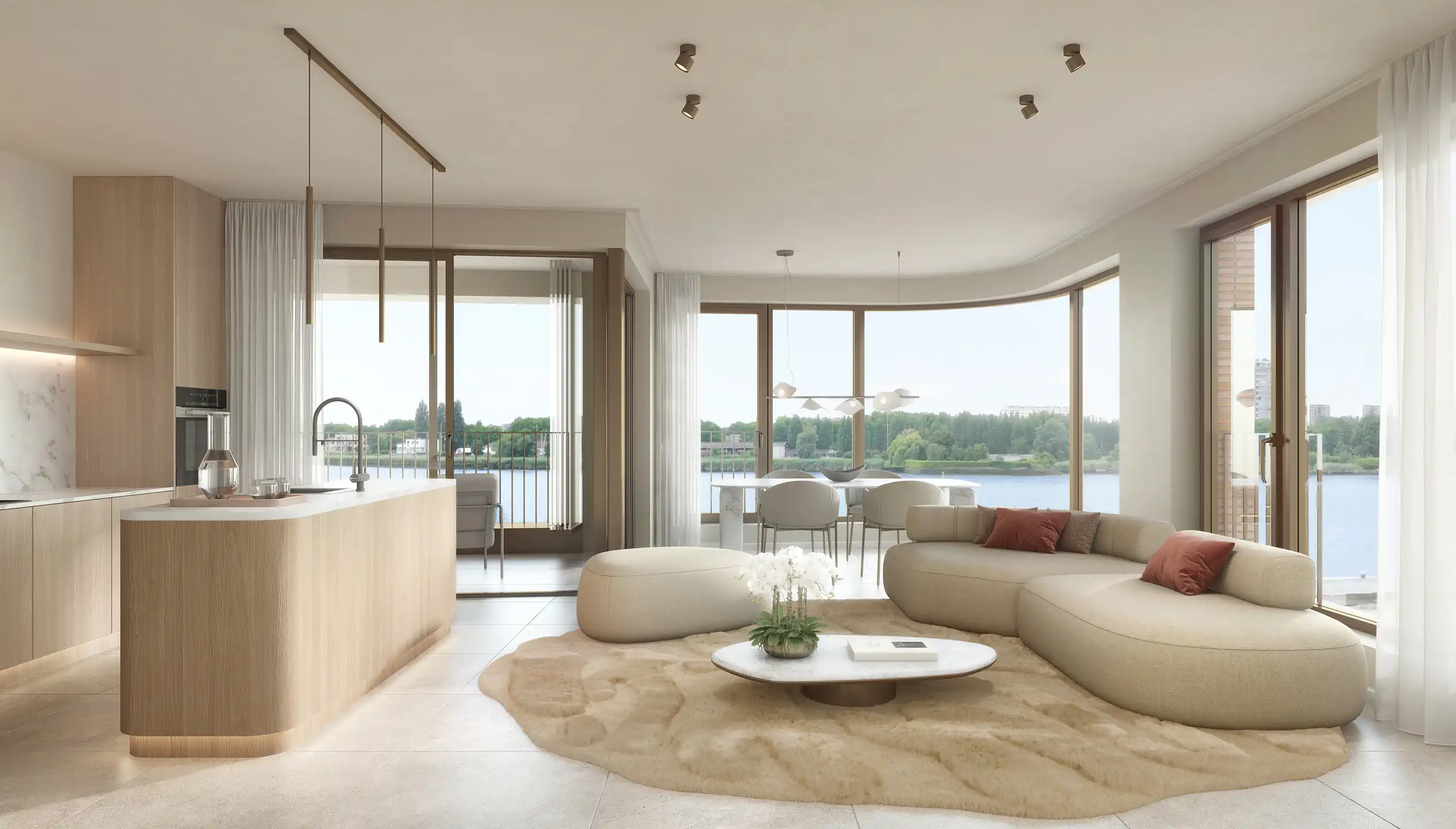 ANTWERPEN KAAIEN - Subliem wonen aan de Schelde  foto {{pictureIndex}}