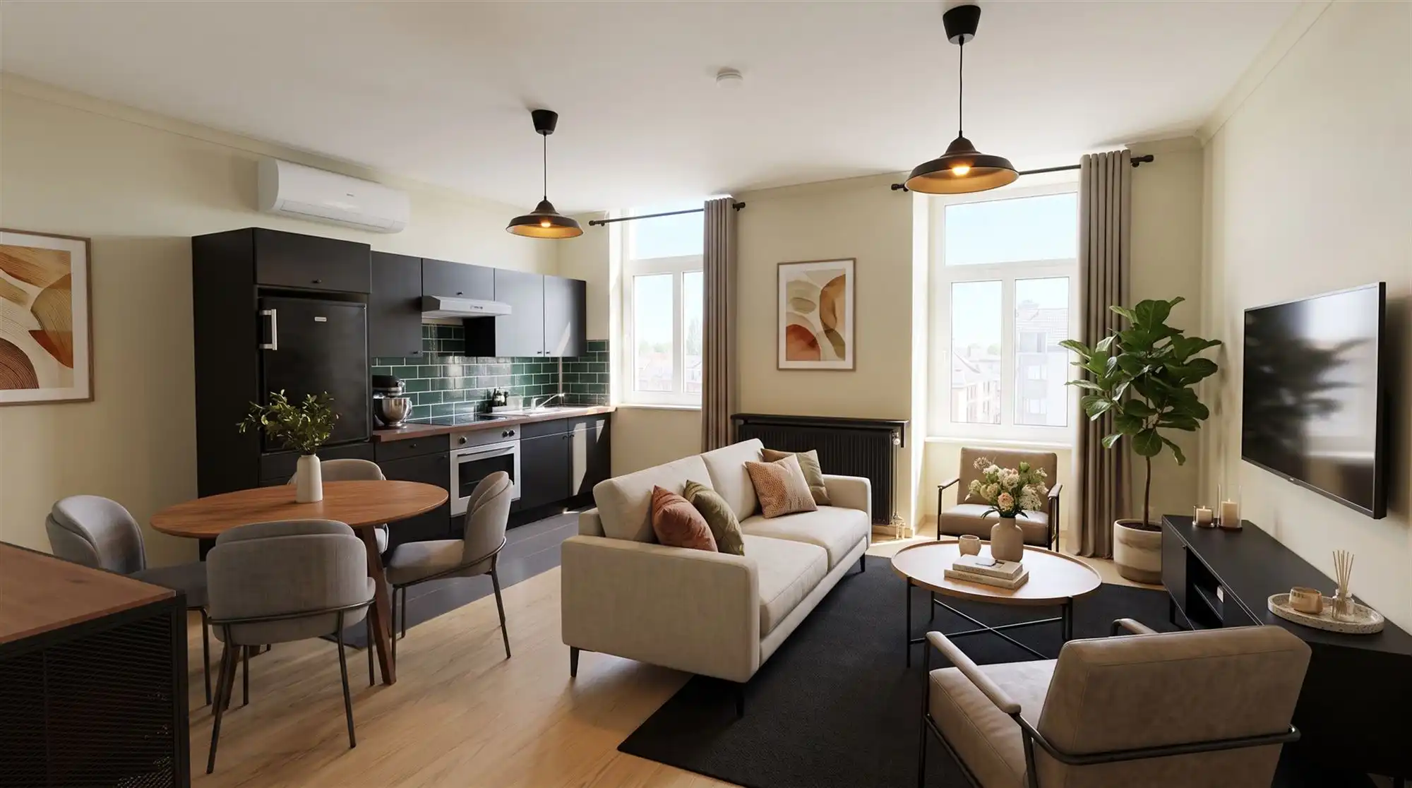 Charmant dakappartement met prachtig uitzicht. foto 2