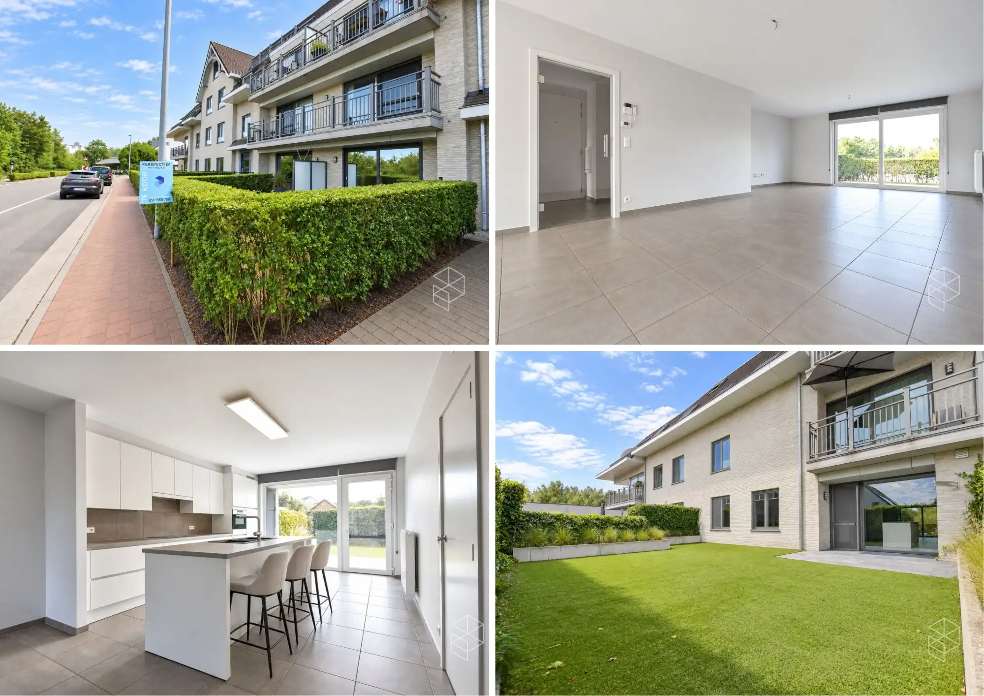 Rustig gelegen groot gelijkvloers appartement met 2 slaapkamers, voor- én achtertuin met terras foto {{pictureIndex}}