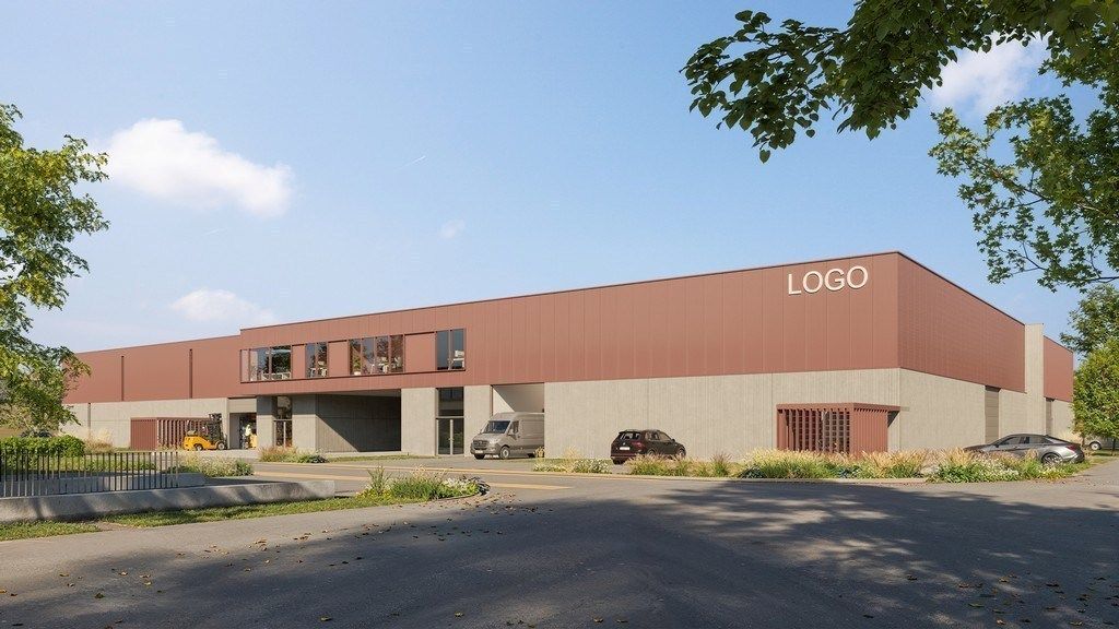 Nieuwbouw loods met laadkade te koop in Cesar Business Park Bornem foto 2