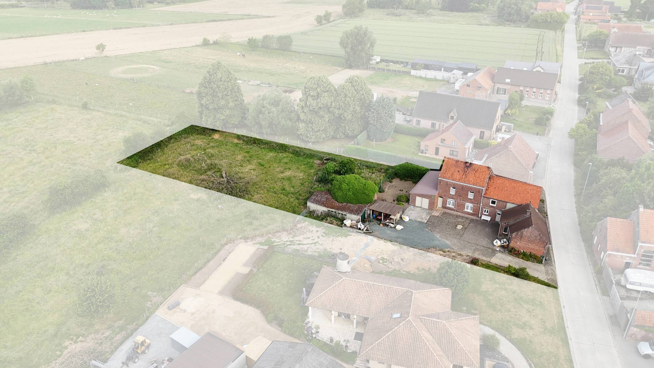 Hoofdfoto van de publicatie: Landelijke hoeve te Denderwindeke