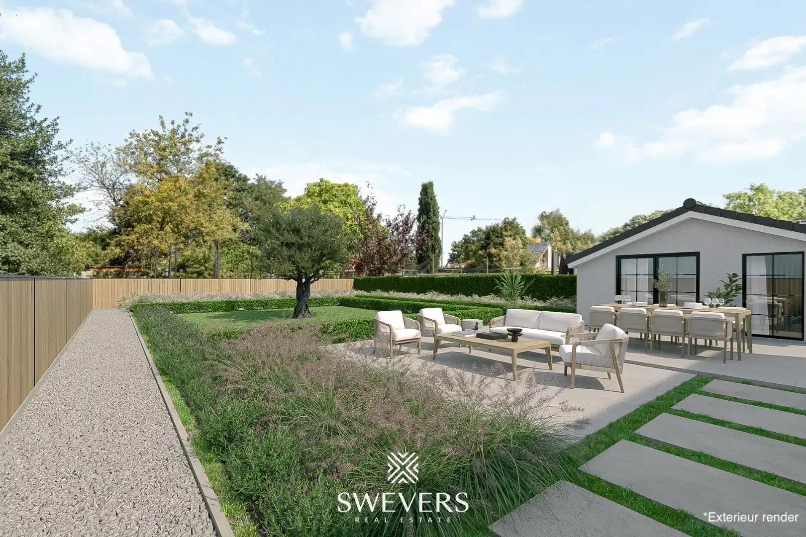 Ruime open bebouwing met nieuwe keuken en veranda foto 28