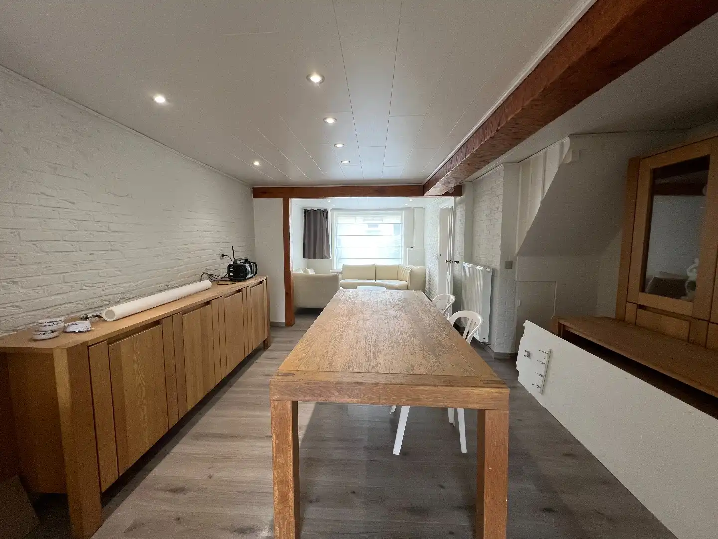 Gezellige woonst met 2 slaapkamers, tuin en garage te Pollinkhove foto 3