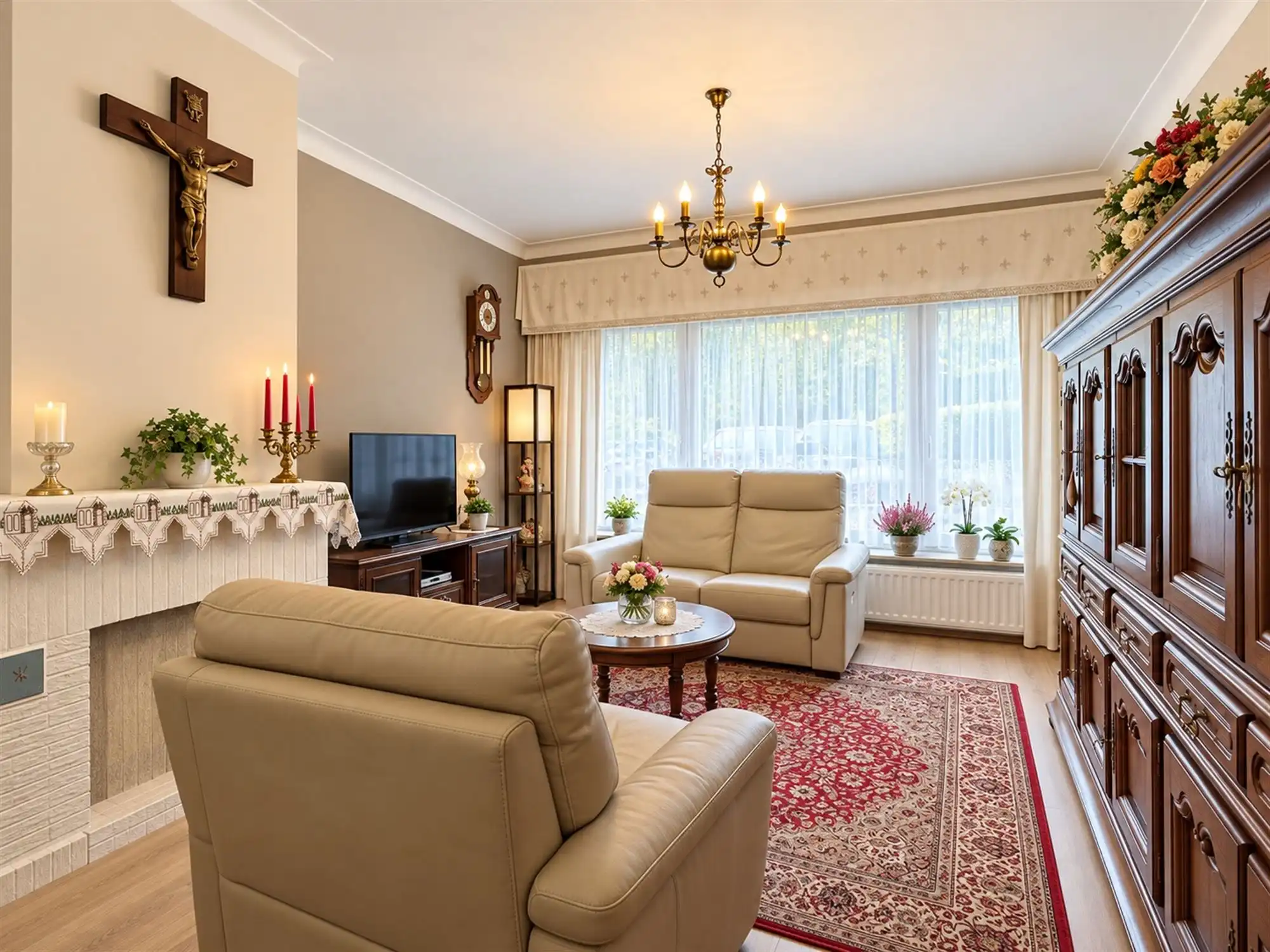 Gelijkvloers appartement met 2 slpk, garage en tuintje foto 4