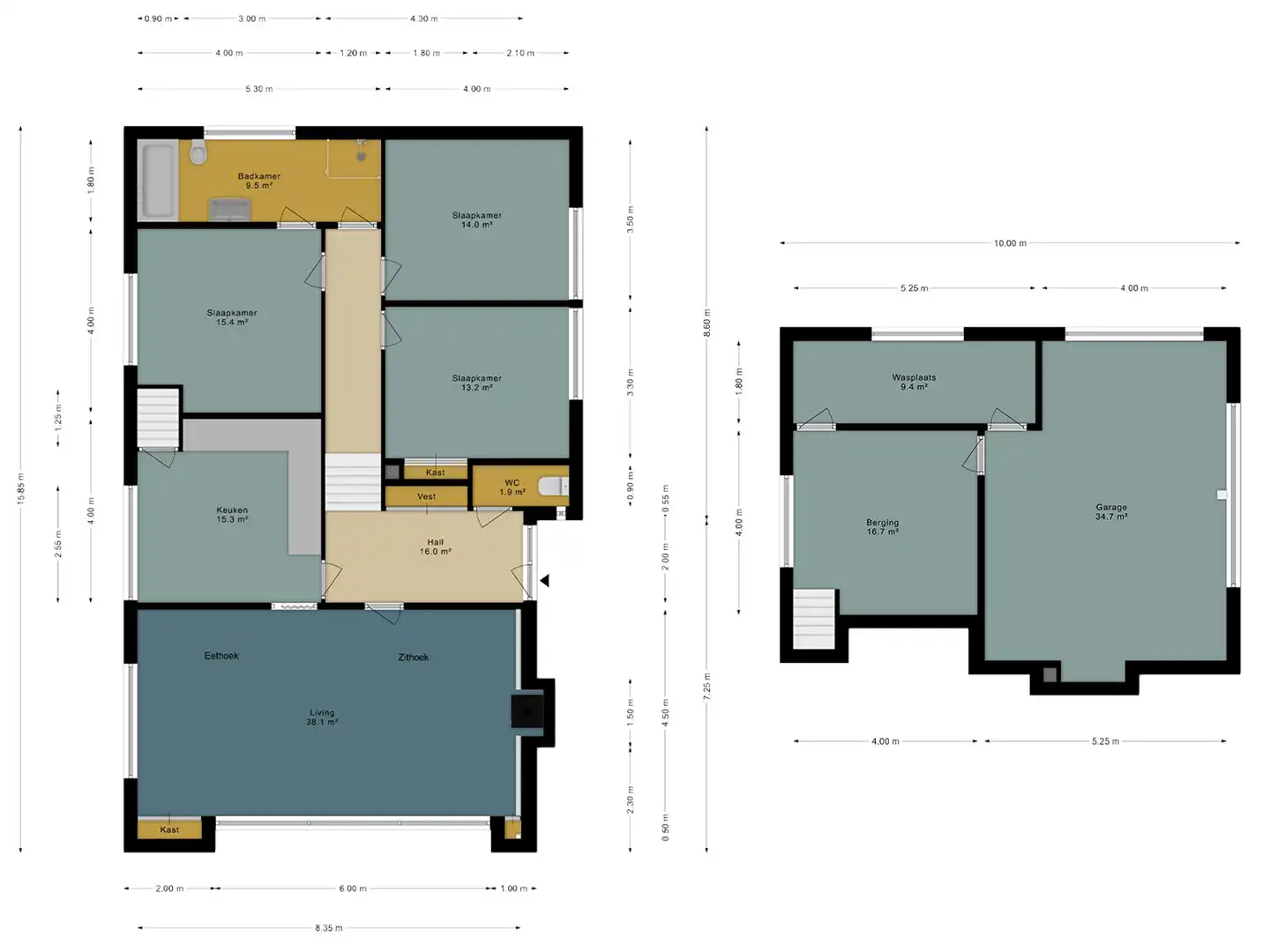 Op te frissen alleenstaande woning te koop in Merelbeke-Melle foto 27