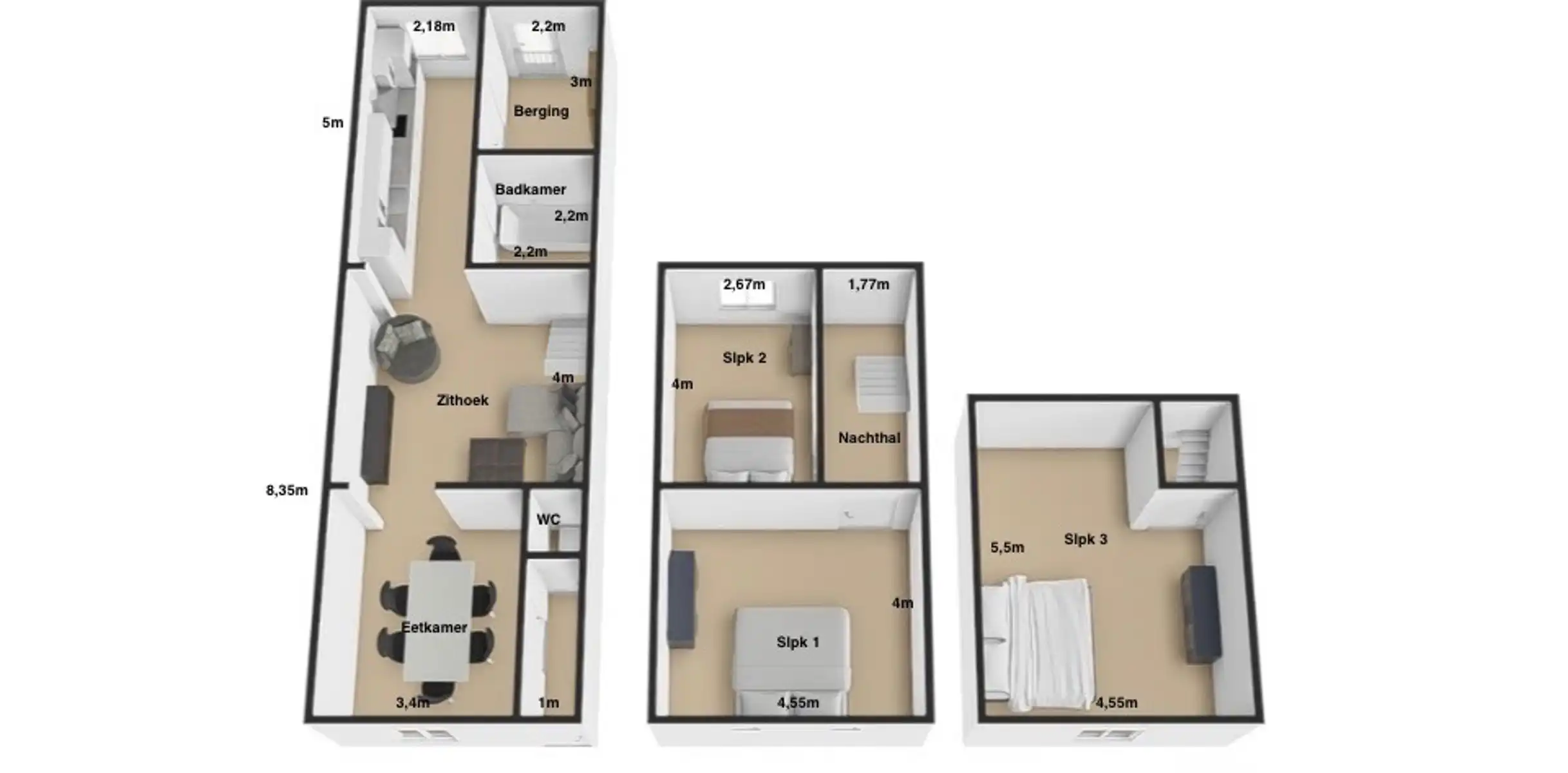 Rustig gelegen woning met 3 SLPK én Terras! foto 17