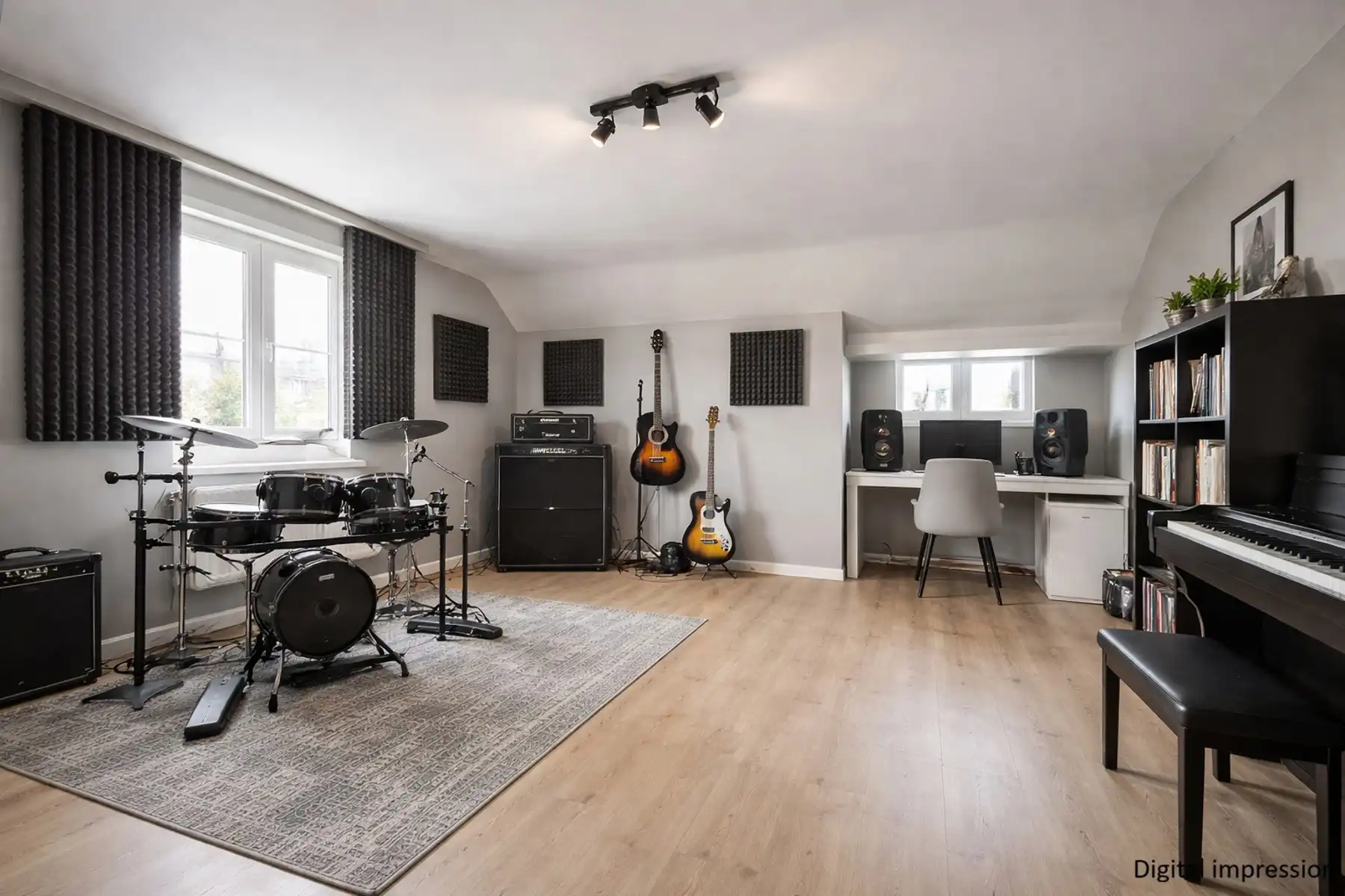 Ruime gelijkvloerse woning met 4 slpks, garage en tuin foto 24