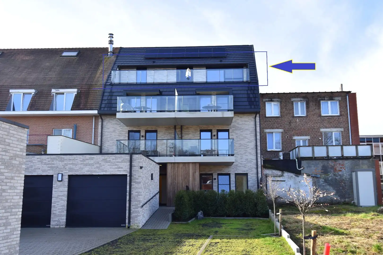 Luxe penthouse appartement met 2 terrassen in Gullegem foto 4