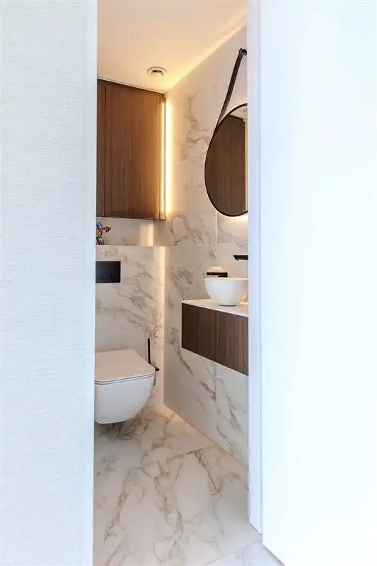 Exclusief gemeubeld 1- slaapkamerappartement in Antwerp Tower foto 8