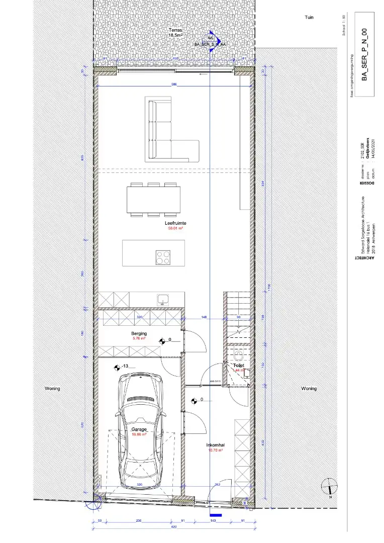 Unieke bouwgrond met vergund bouwplan te Niel!  foto {{pictureIndex}}