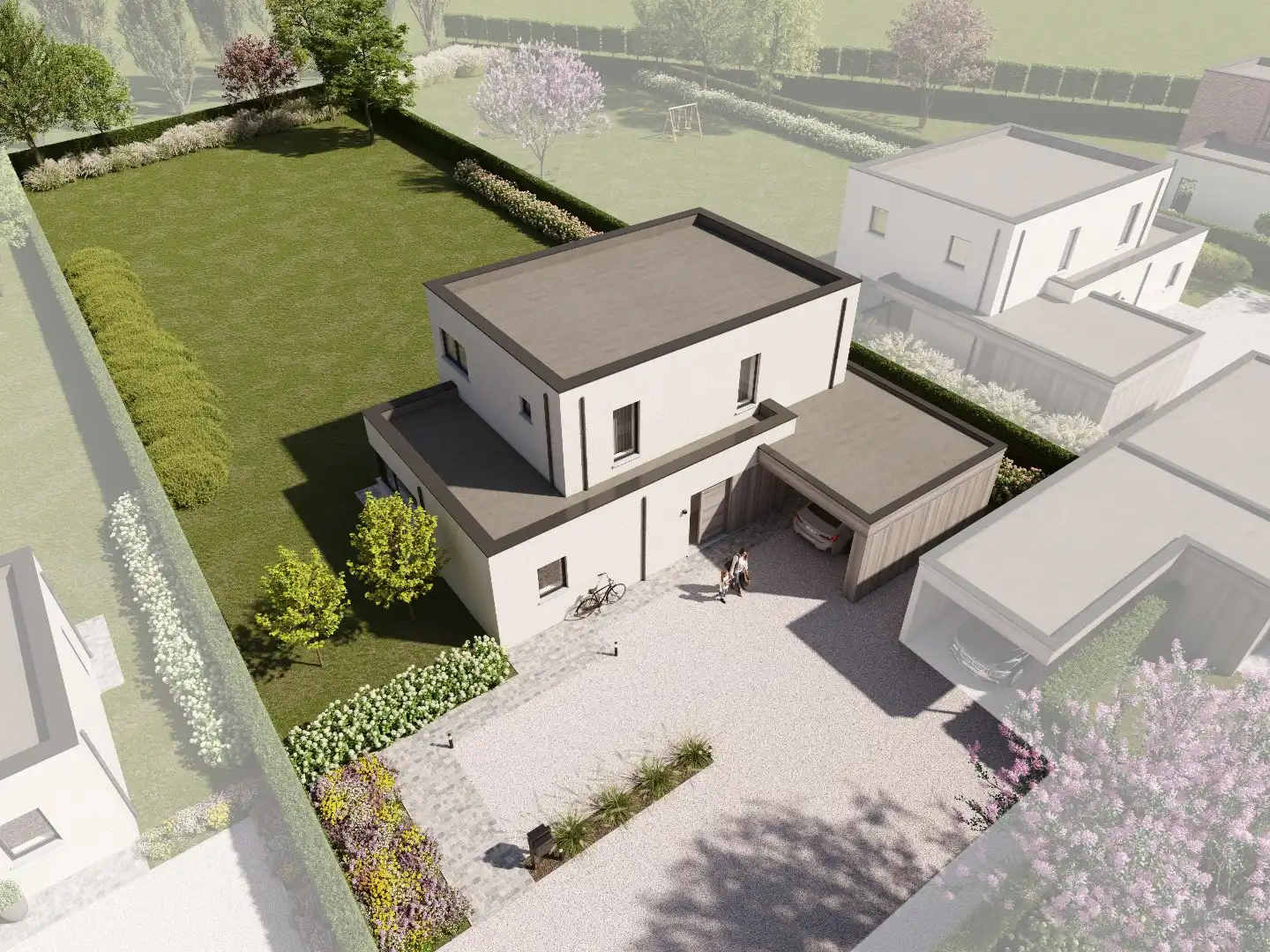 Grond voor open bebouwing op landelijke ligging te Staden foto {{pictureIndex}}