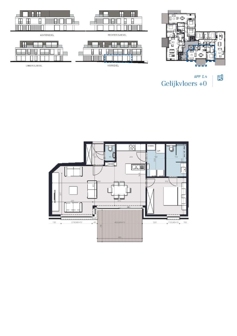 Denderleeuw, Anjelierenlaan - Steenweg - Fase 3 (Anjelierenlaan) - appartementen: Lot 12A/0.4 foto 2