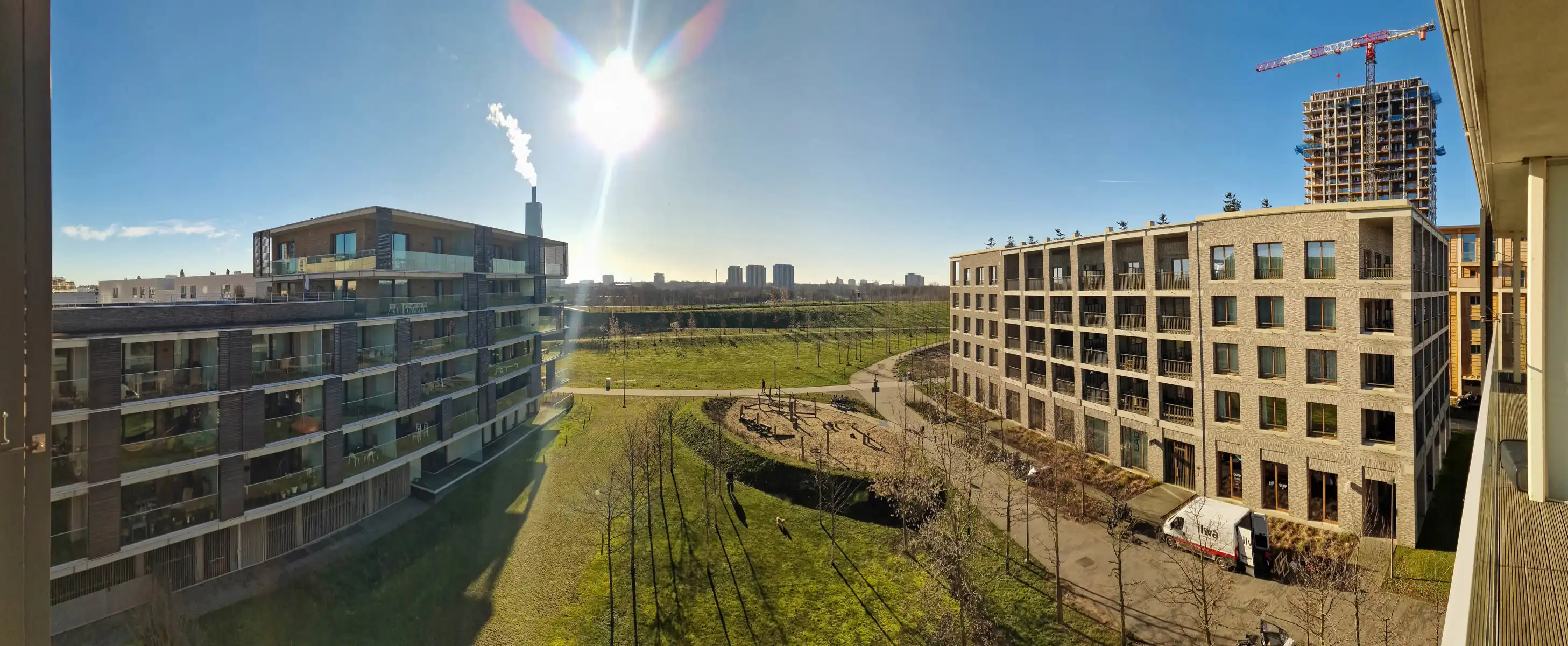 Gezellig 1slpk app. met prachtig terras en zicht op park  foto 7