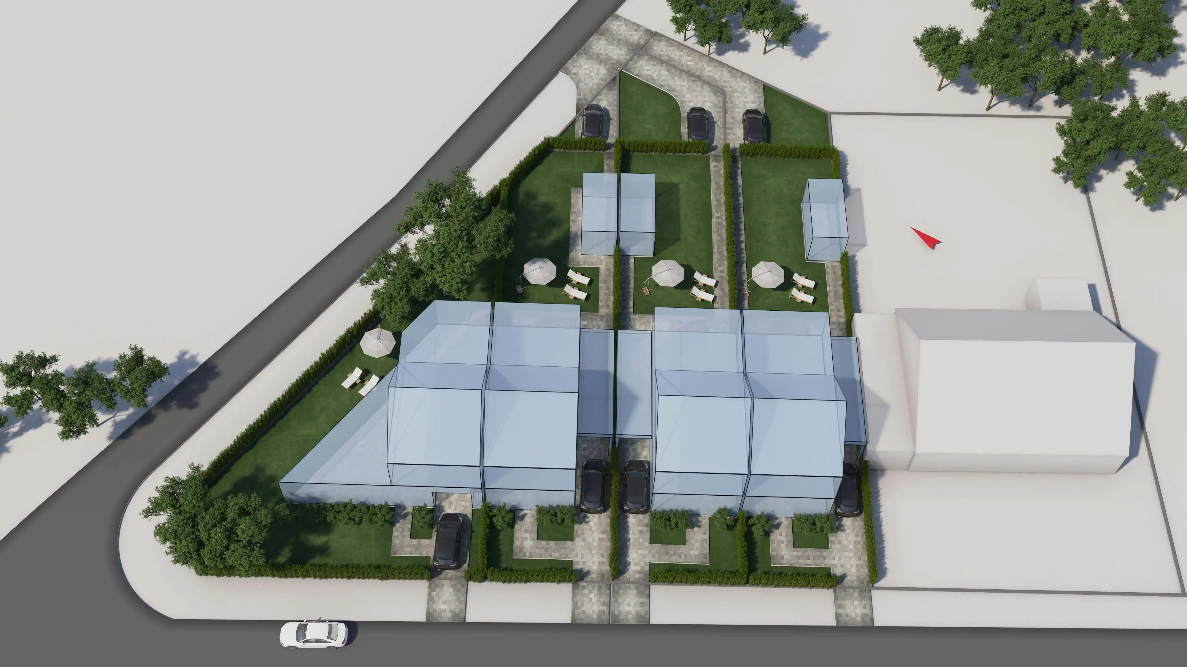 Lot 4 bouwgrond van 508m² voor halfopen bebouwing in Kontich foto 4