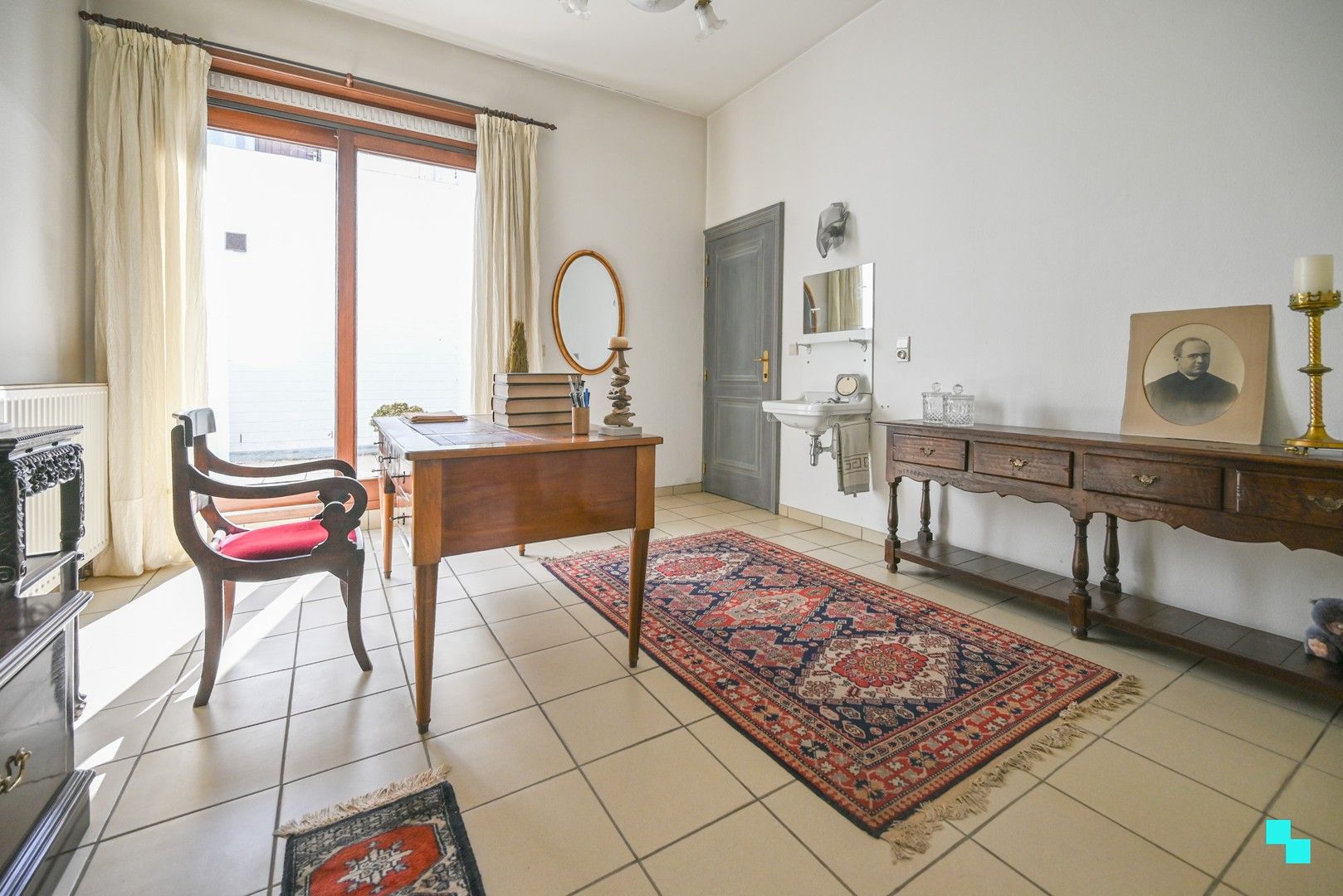 Wonen in erfgoed, zicht op het groen, midden in de stad Izegem. foto 5