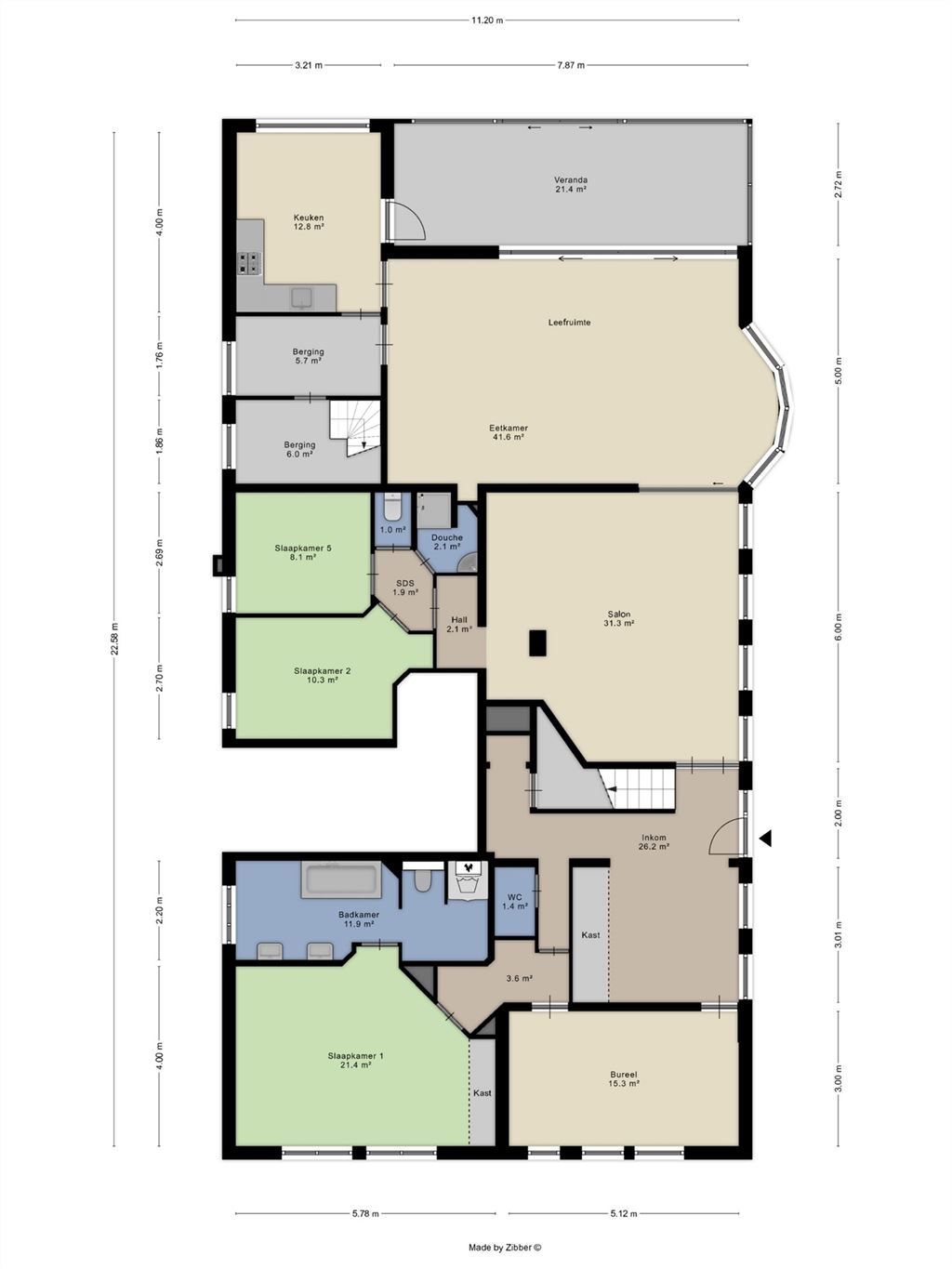 Riant appartement met mooie tuin op gelijkvloerse verdieping foto 29