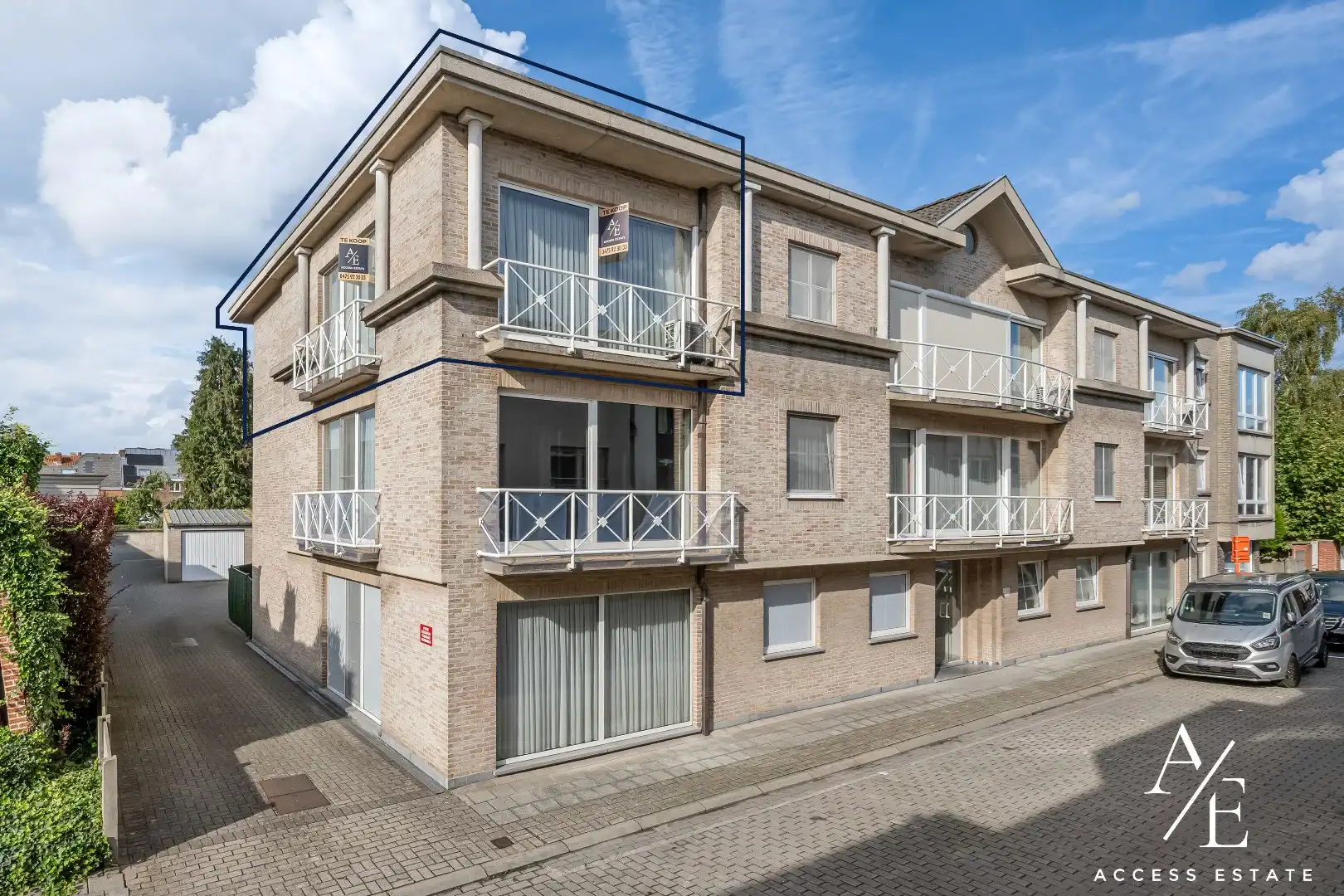 WETTEREN-Appartement 2 slpk,airco,garage...INVESTERING! foto {{pictureIndex}}