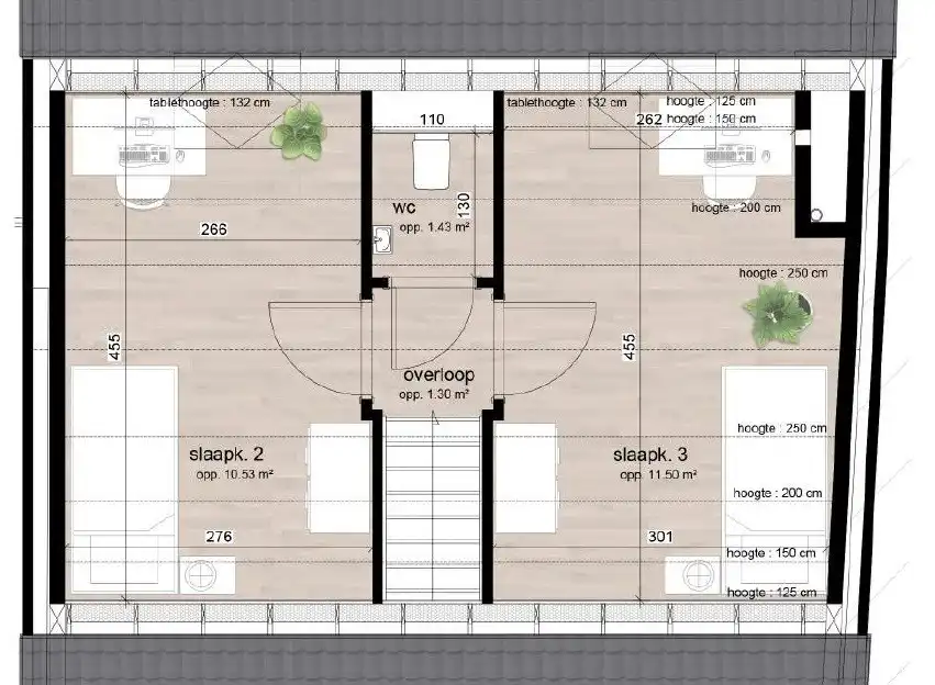 MODERN DUPLEX APPARTEMENT MET TERRAS foto 16