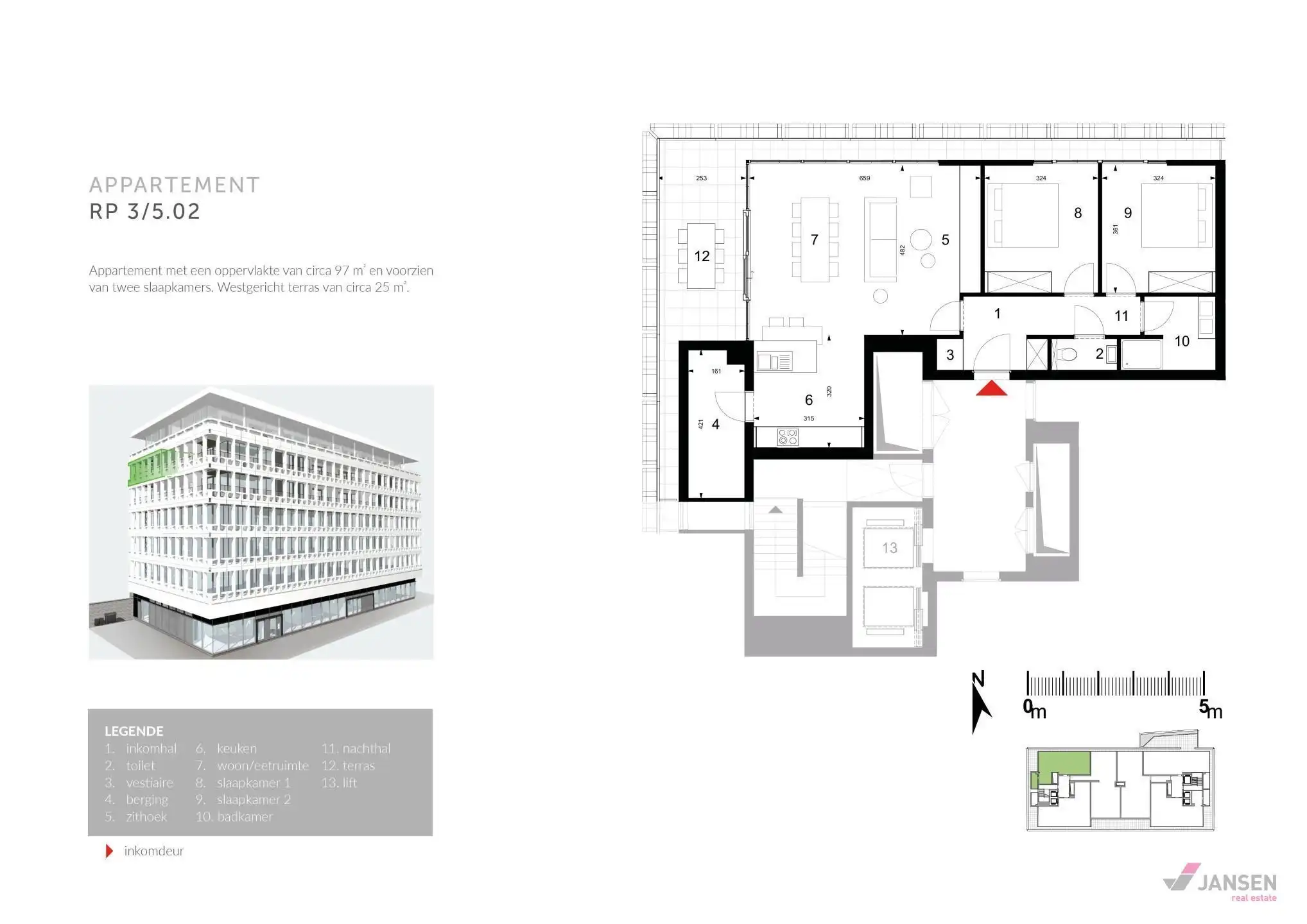 LUXUEUS APPARTEMENT MET 2 SLPKMRS foto 20
