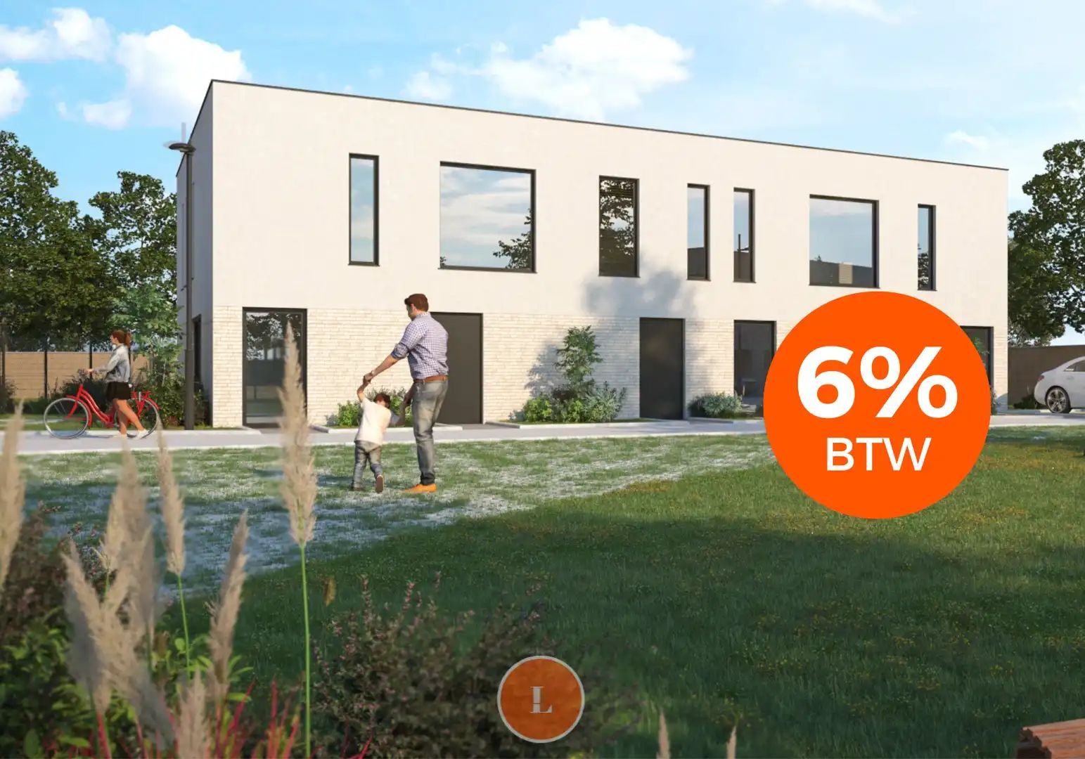 Moderne halfopen nieuwbouwwoning met autostaanplaats – instapklaar & energiezuinig! foto {{pictureIndex}}