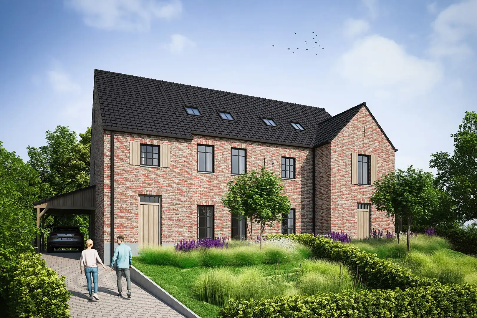 Nieuwbouw Pastorijwoning te koop in de Kruisstraat, Houthalen-Helchteren foto {{pictureIndex}}