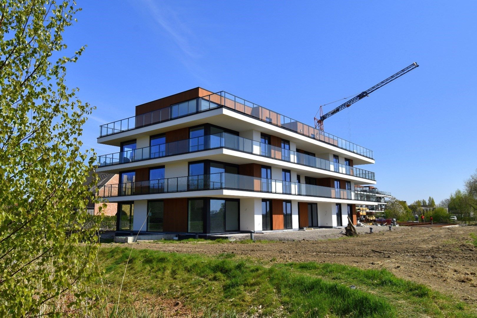 Nieuwbouwappartementen in residentie "Weids" te koop vlakbij Gullegem-centrum foto {{pictureIndex}}