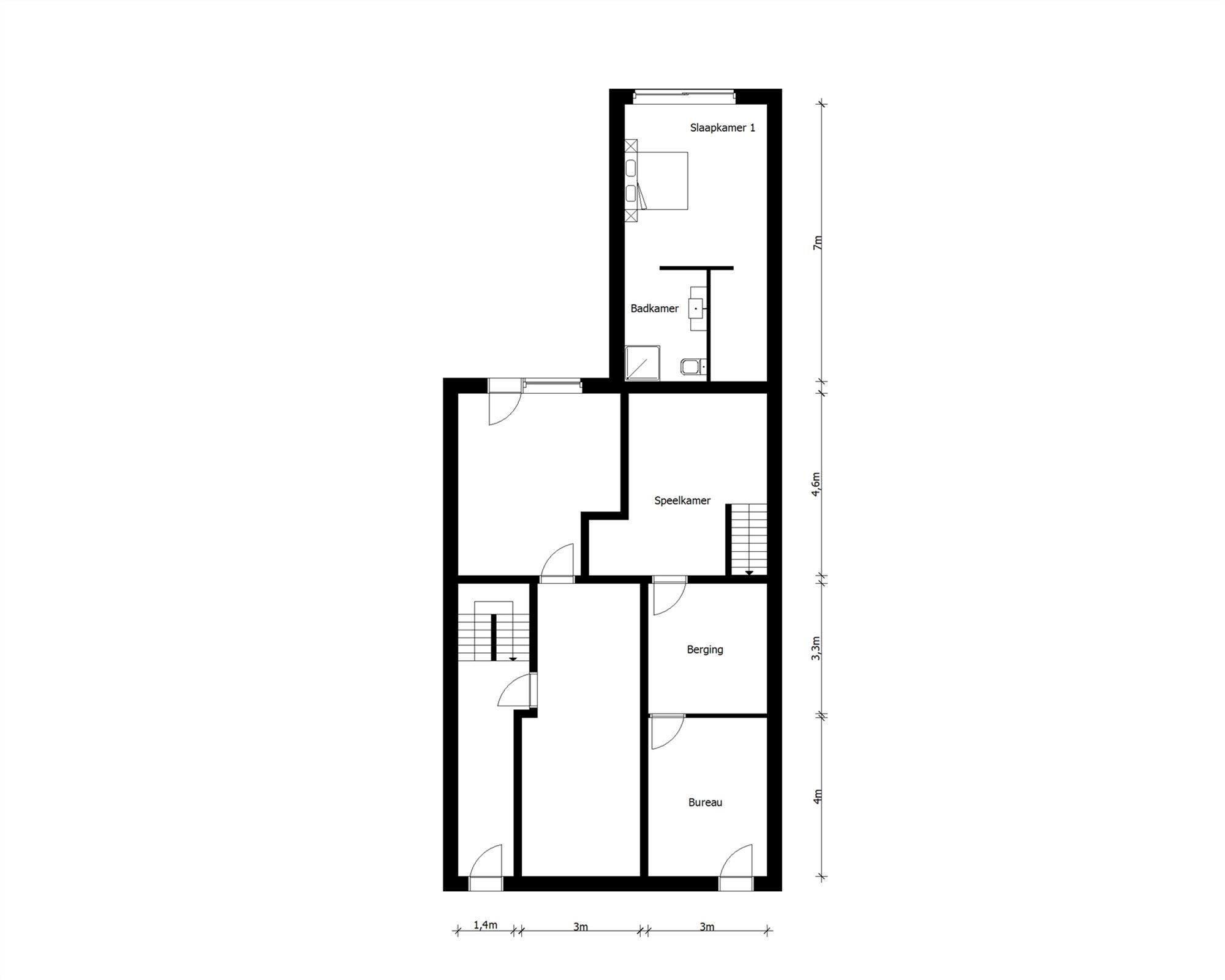 VERRASSEND RUIM (170M2) EN GOED ONDERHOUDEN APPARTEMENT MET 3 SLAAPKAMERS + ZONNIG TERRAS, IDEAAL GELEGEN IN DE NABIJHEID VAN DE DORPSKERN VAN HEPPEN foto 21