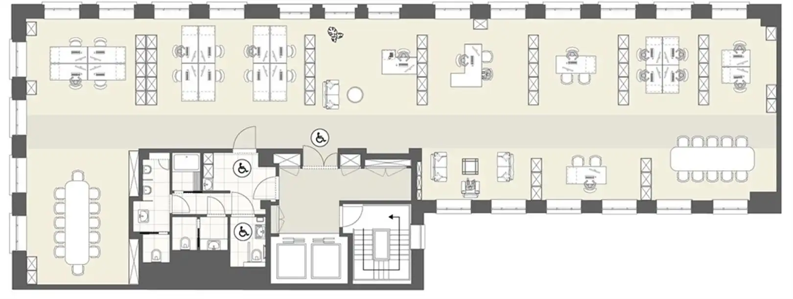 LUCIA: kantoren te huur 132m² foto 19