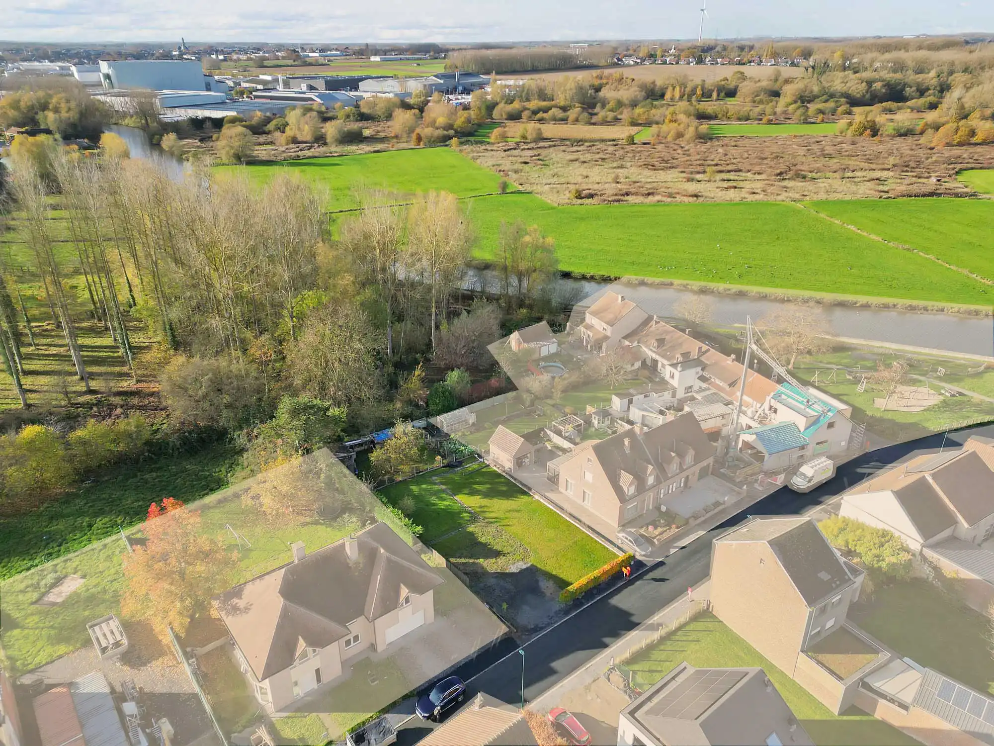 Perceel voor open bebouwing van 5a 02ca met rustige ligging! foto 4