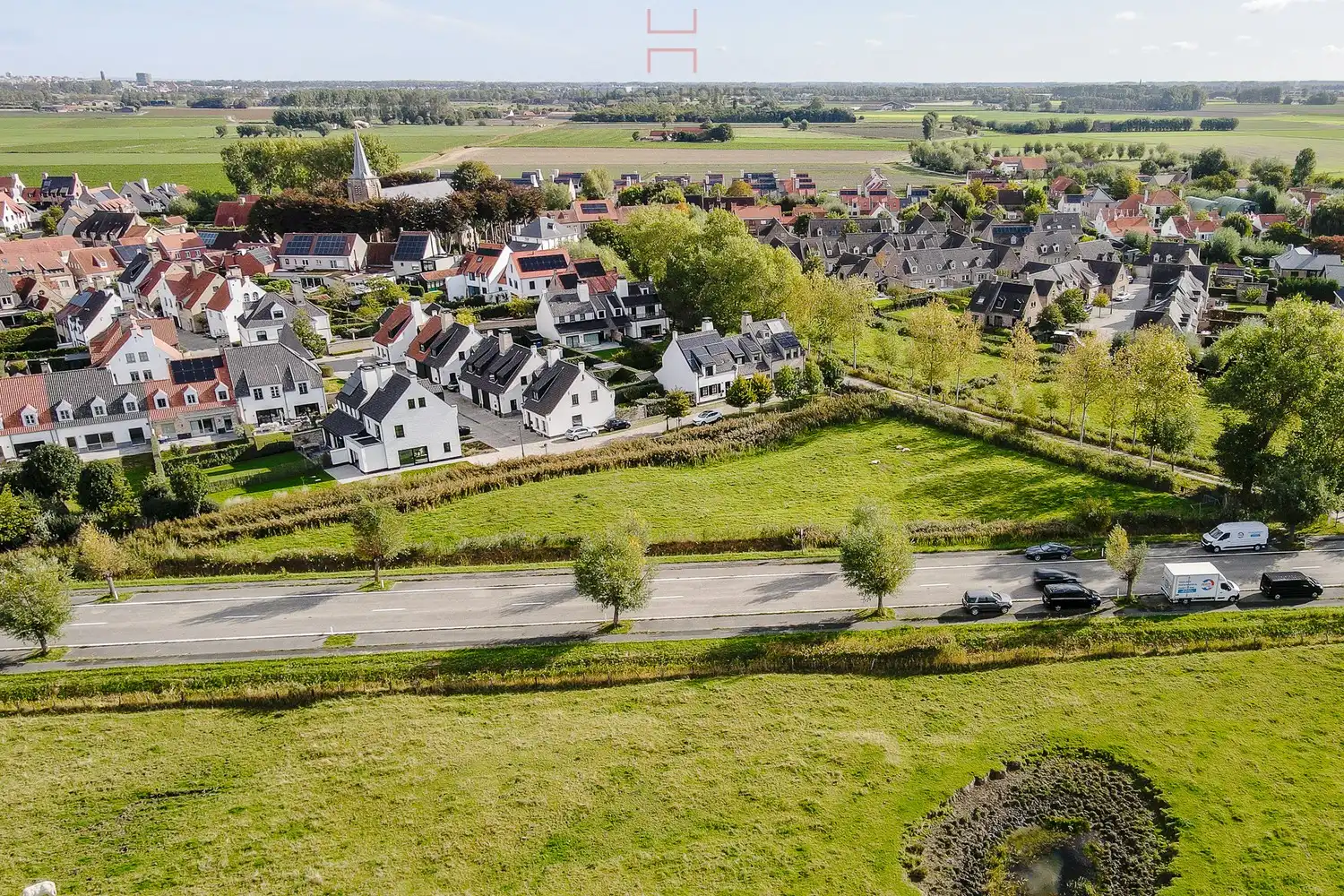 Uitzonderlijke bouwgrond van ca. 2.895 m² in het charmante Ramskapelle foto 2