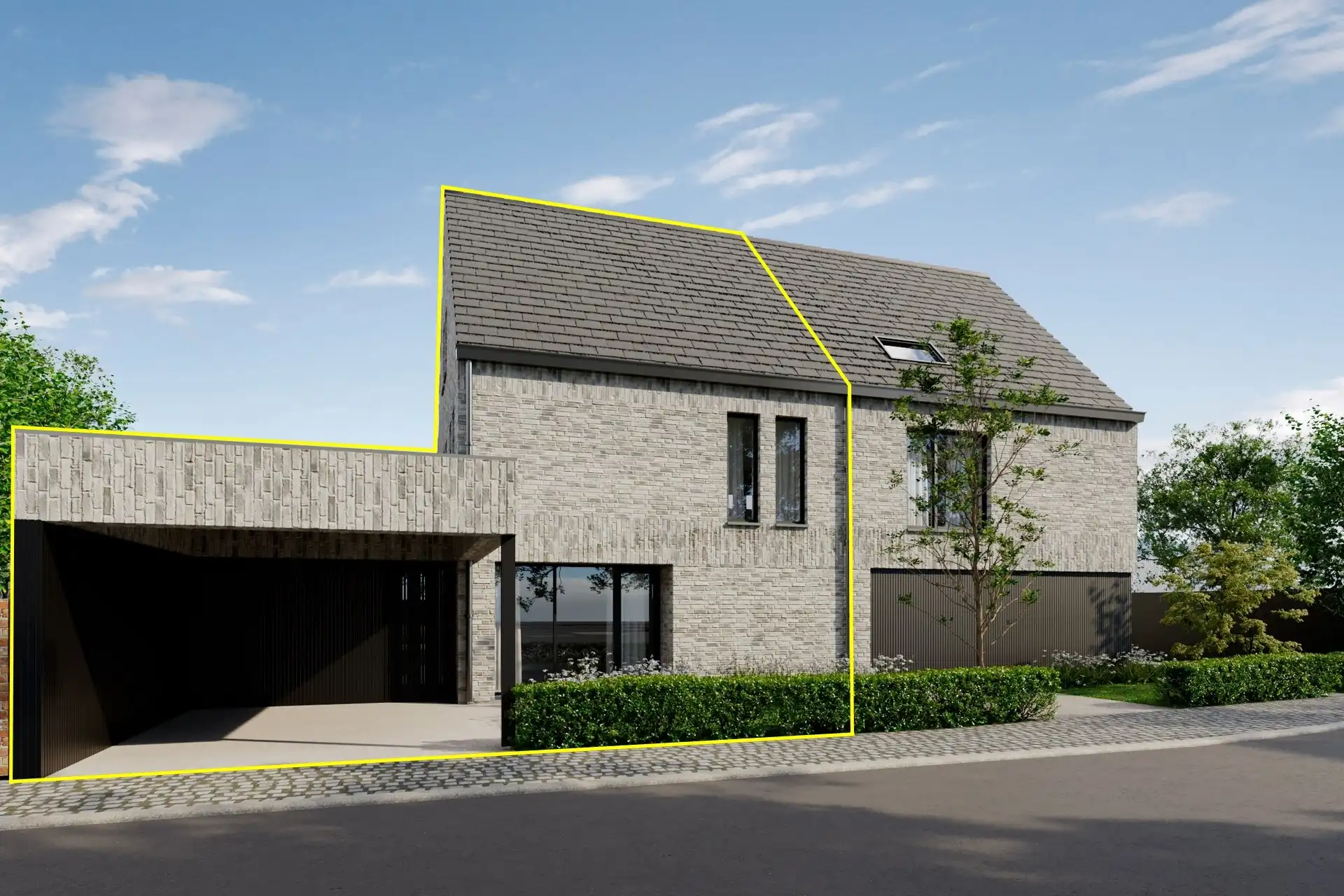 Hoogwaardige nieuwbouwwoning met carport in Berlare foto 2