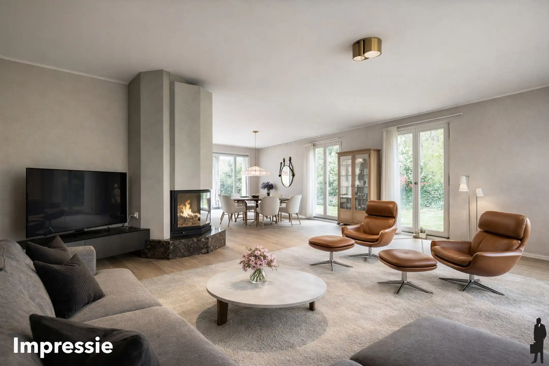 Laagbouwvilla in bosrijke en residentiële buurt op 2.216 m²  foto 4