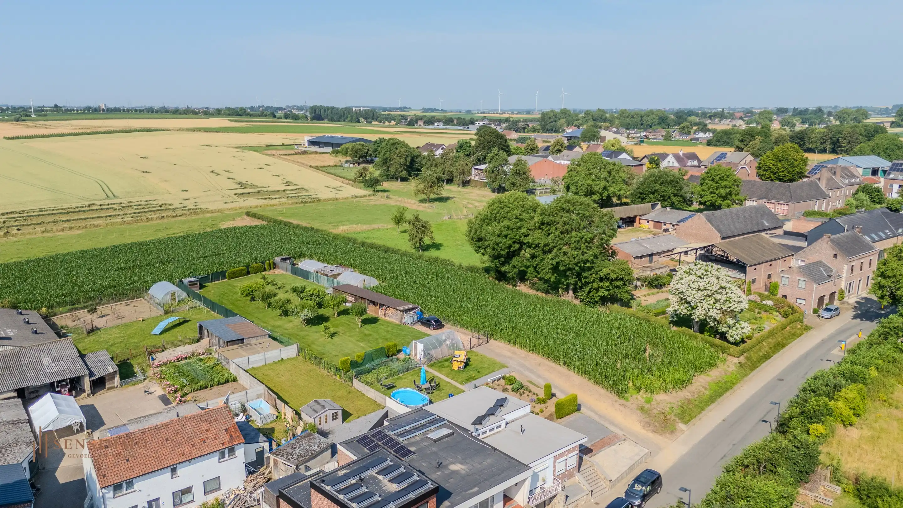 Projectgrond voor 3 moderne halfopen woningen in Vroenhoven (Riemst) foto 12