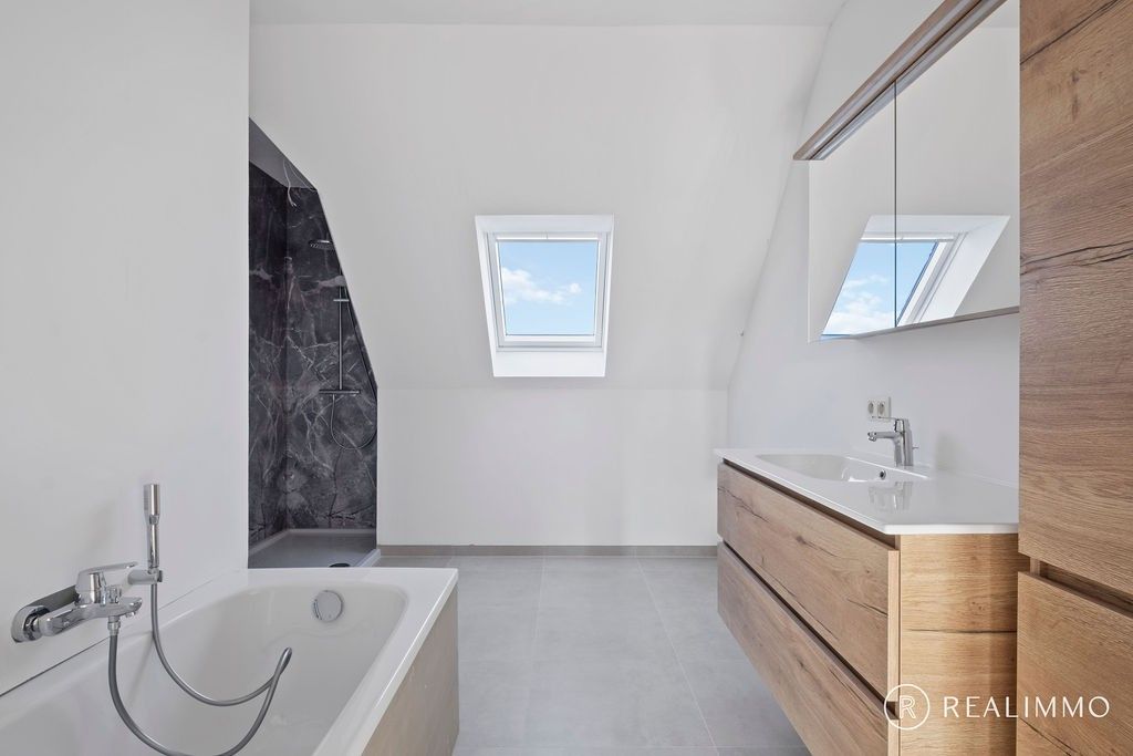 Halfopen nieuwbouwwoning met grote tuin in landelijke stijl in Kerkhove foto 10