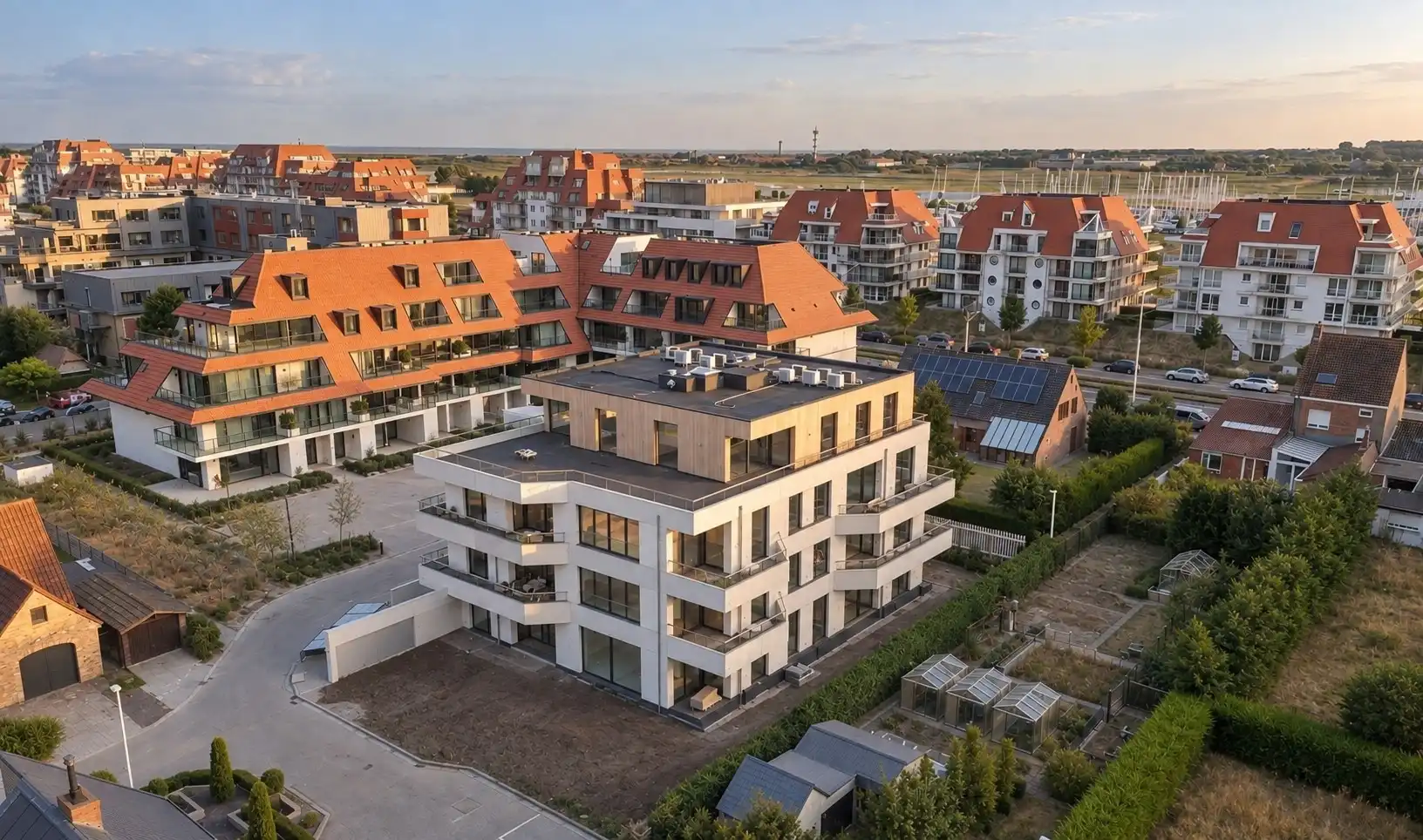 Gelijkvloers nieuwbouwappartement met 1 slaapkamer en tuin te Nieuwpoort foto 8