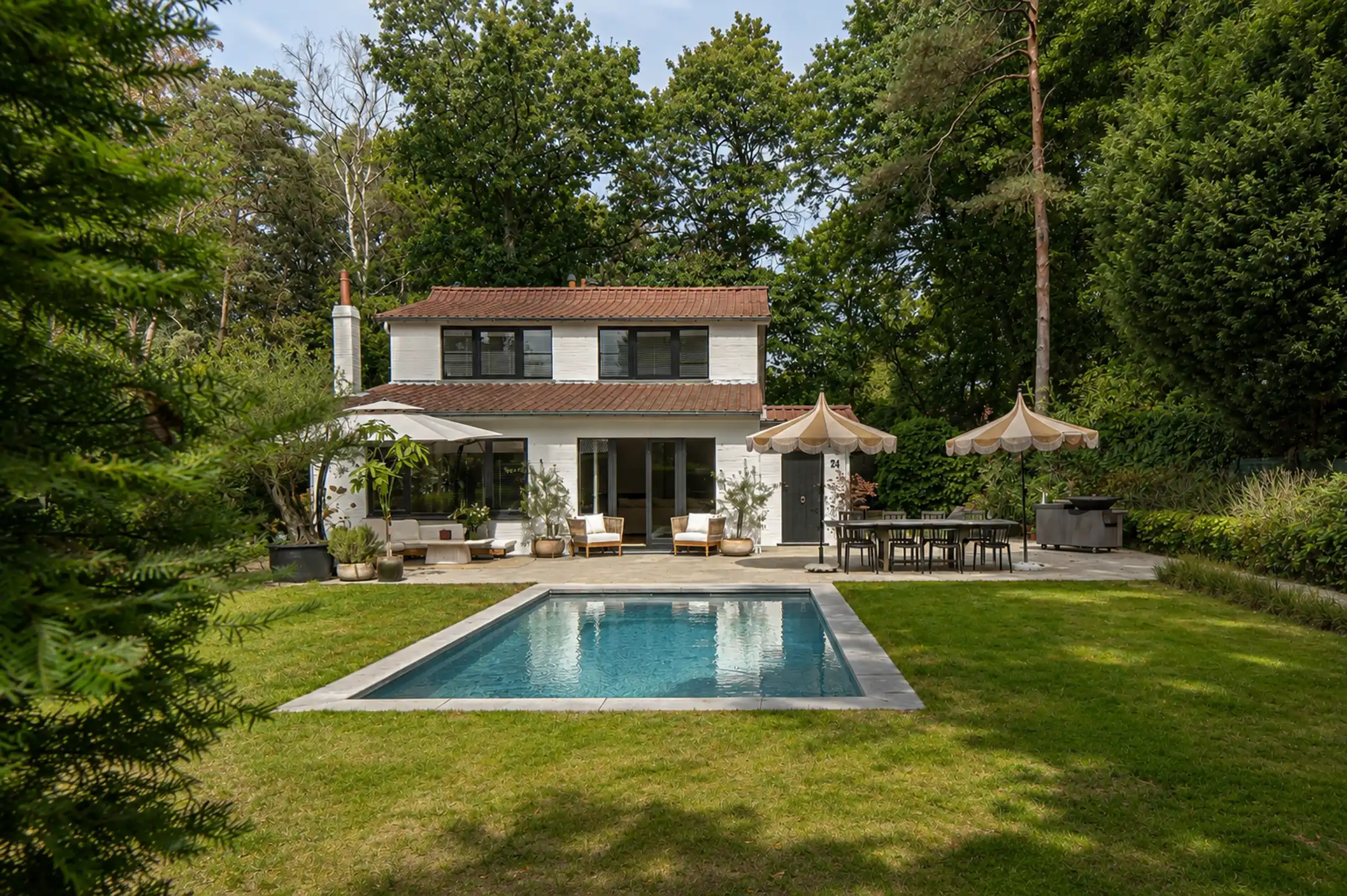 Stijlvolle villa waar mediterrane charme en hedendaags buitenleven harmonieus samenkomen op een toplocatie in Heide foto 36