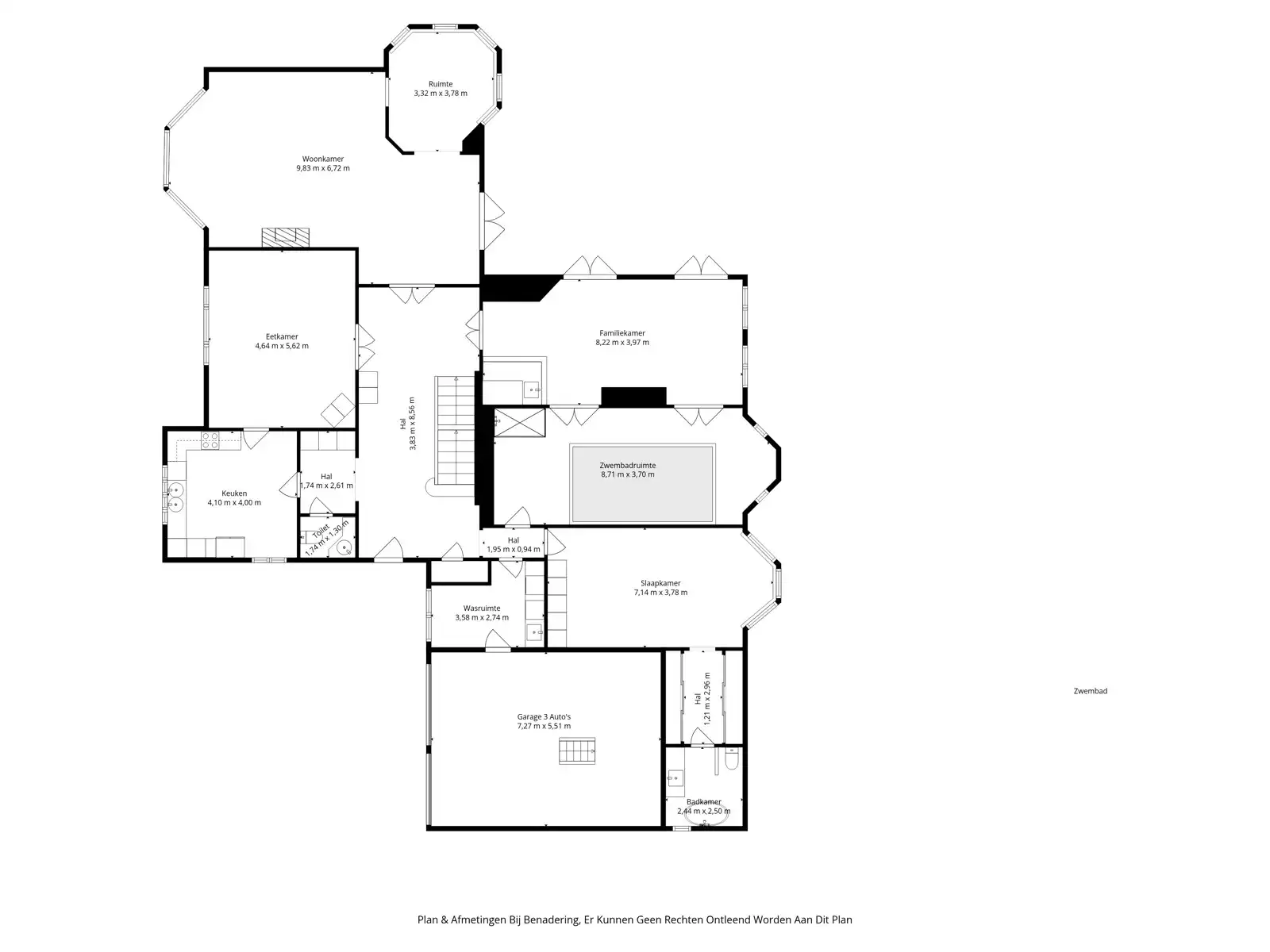 Villa met 5slk en binnenzwembad op 2090m²  foto 36