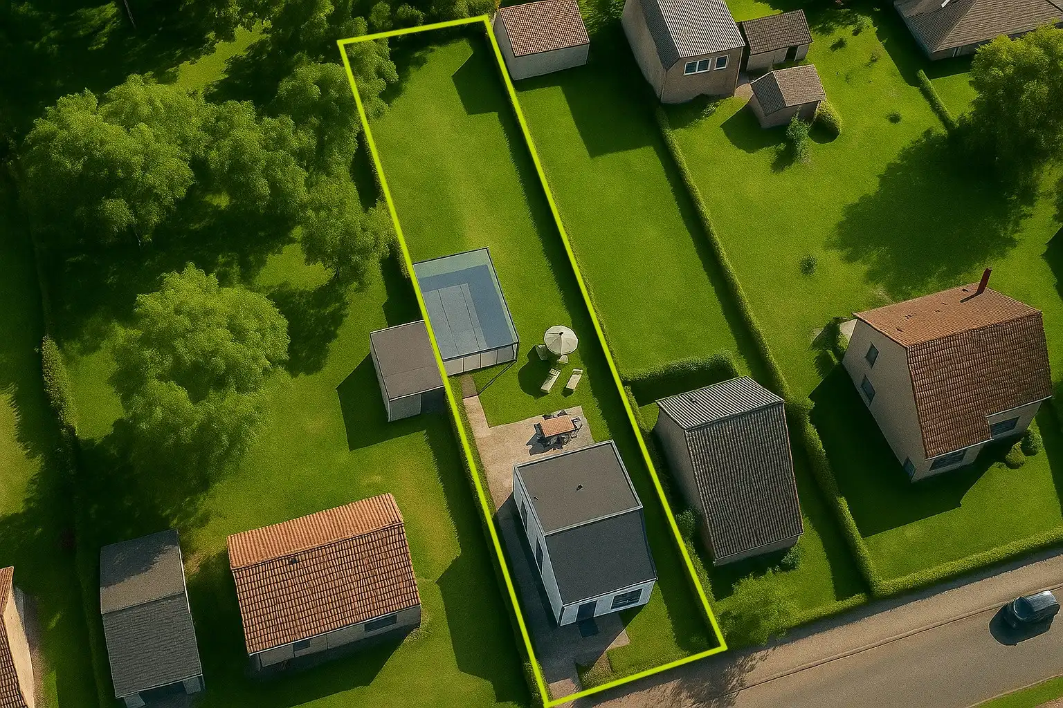 Bouwgrond van 1.014m² voor open bebouwing centraal gelegen in Mol - Rauw !  foto {{pictureIndex}}