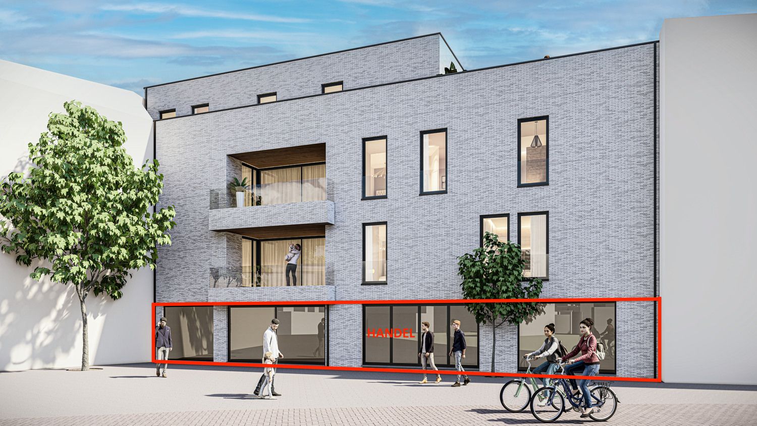 Gelijkvloers, nieuwbouw handelspand in het hartje van Hamont-Achel! foto 8