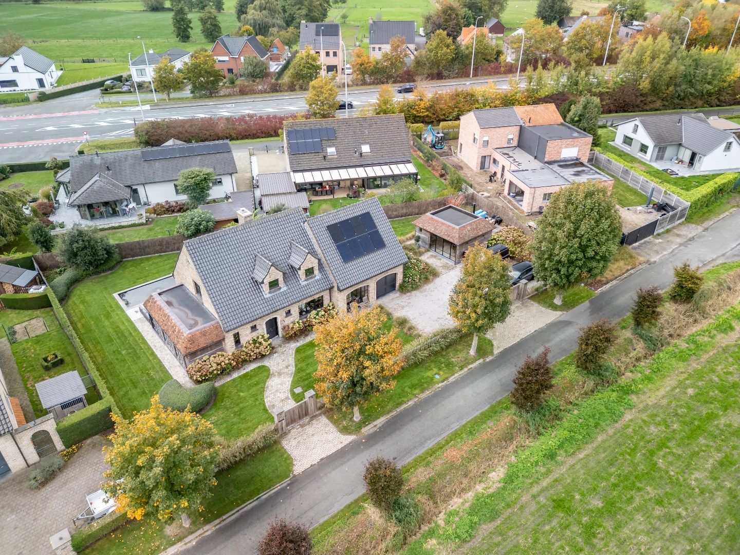 Landelijk gelegen villa met een superieure afwerking te Maldegem foto 46