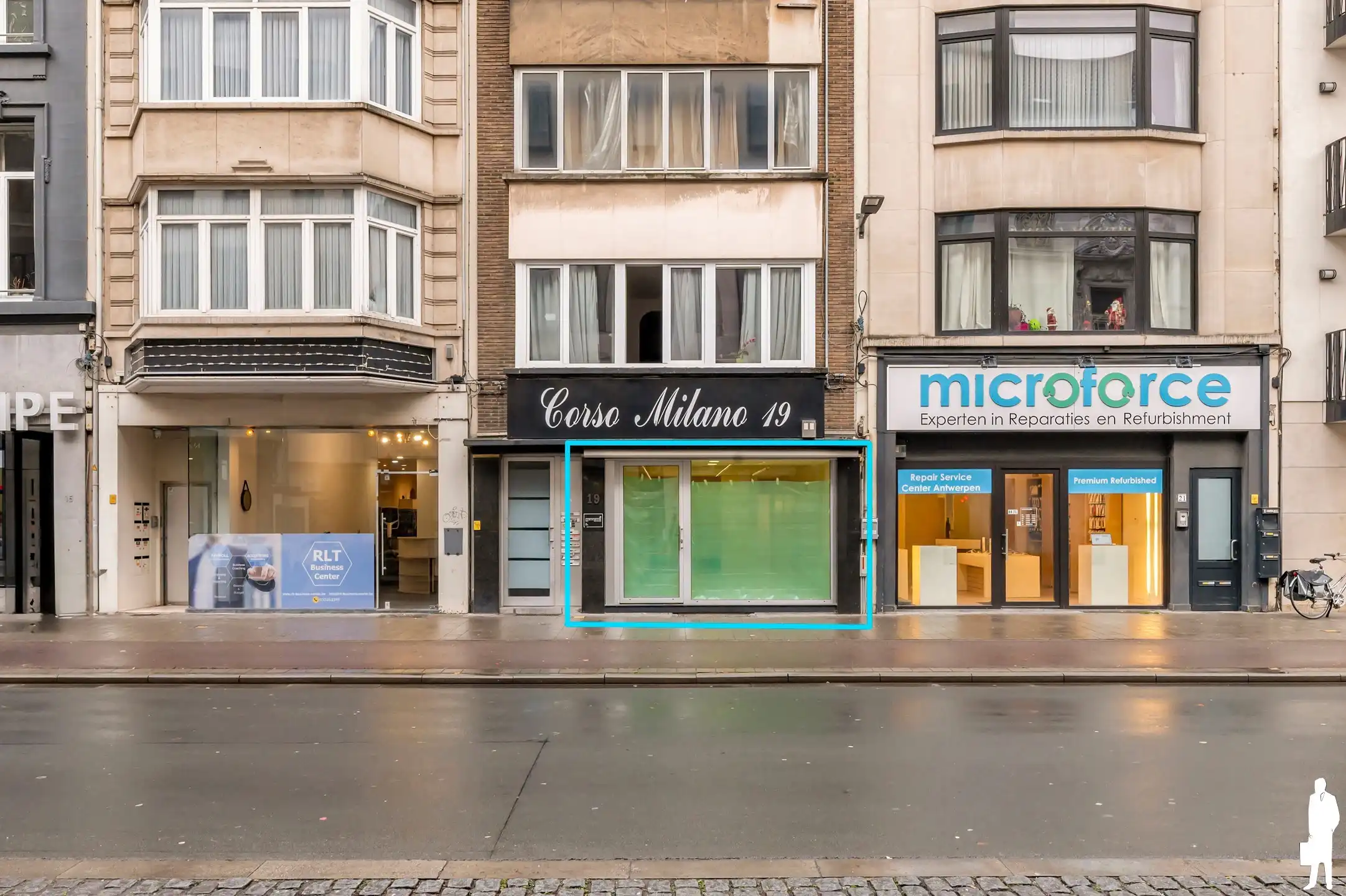 Lichtrijk commercieel gelijkvloers op toplocatie. foto {{pictureIndex}}