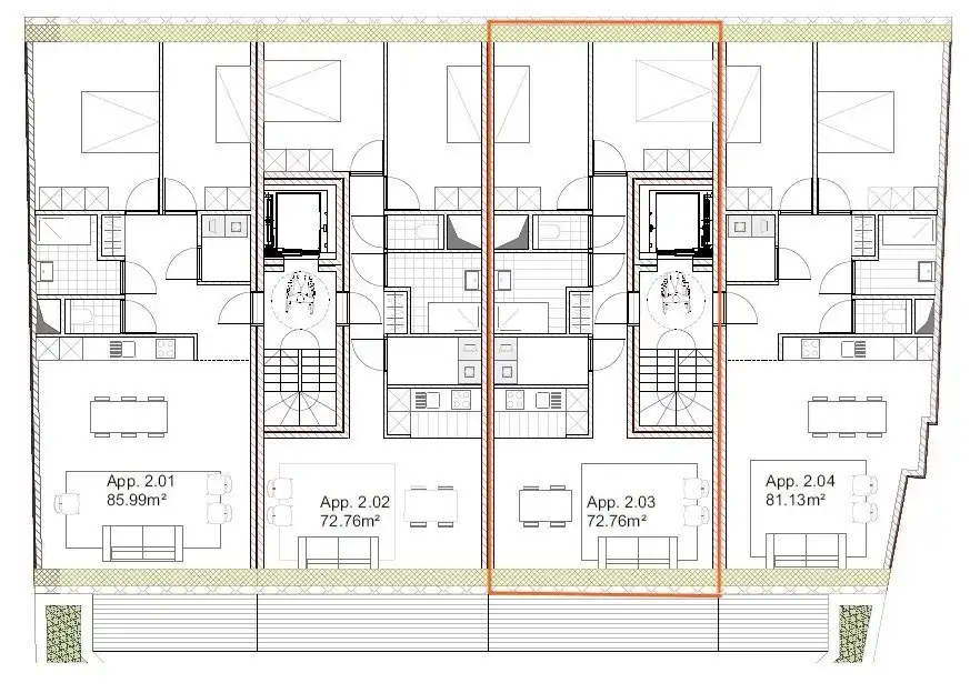 Energiezuinig nieuwbouwappartement met twee slaapkamers in Lokeren foto 22