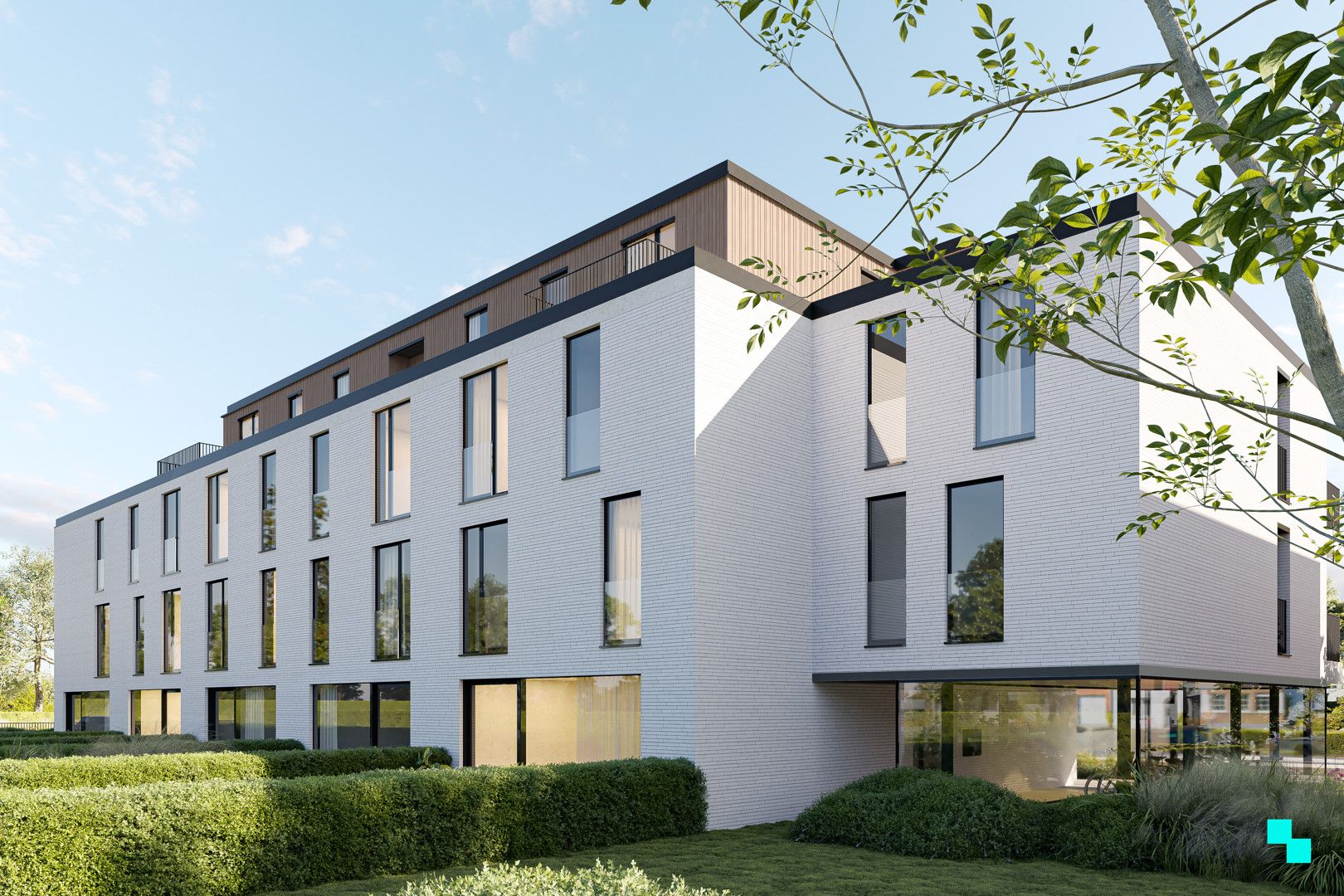 Een modern woonproject tussen Merelbeke en Gent foto {{pictureIndex}}