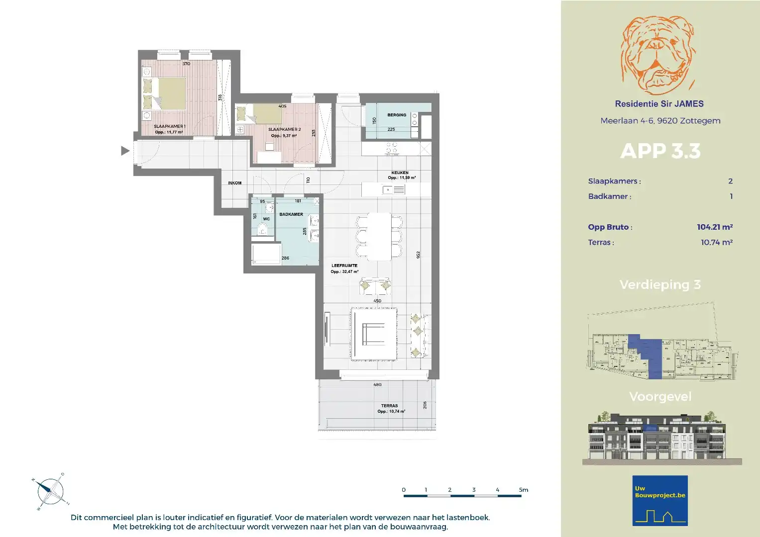 Nabij de Hoogstraat - 2 kamerappartement foto 4