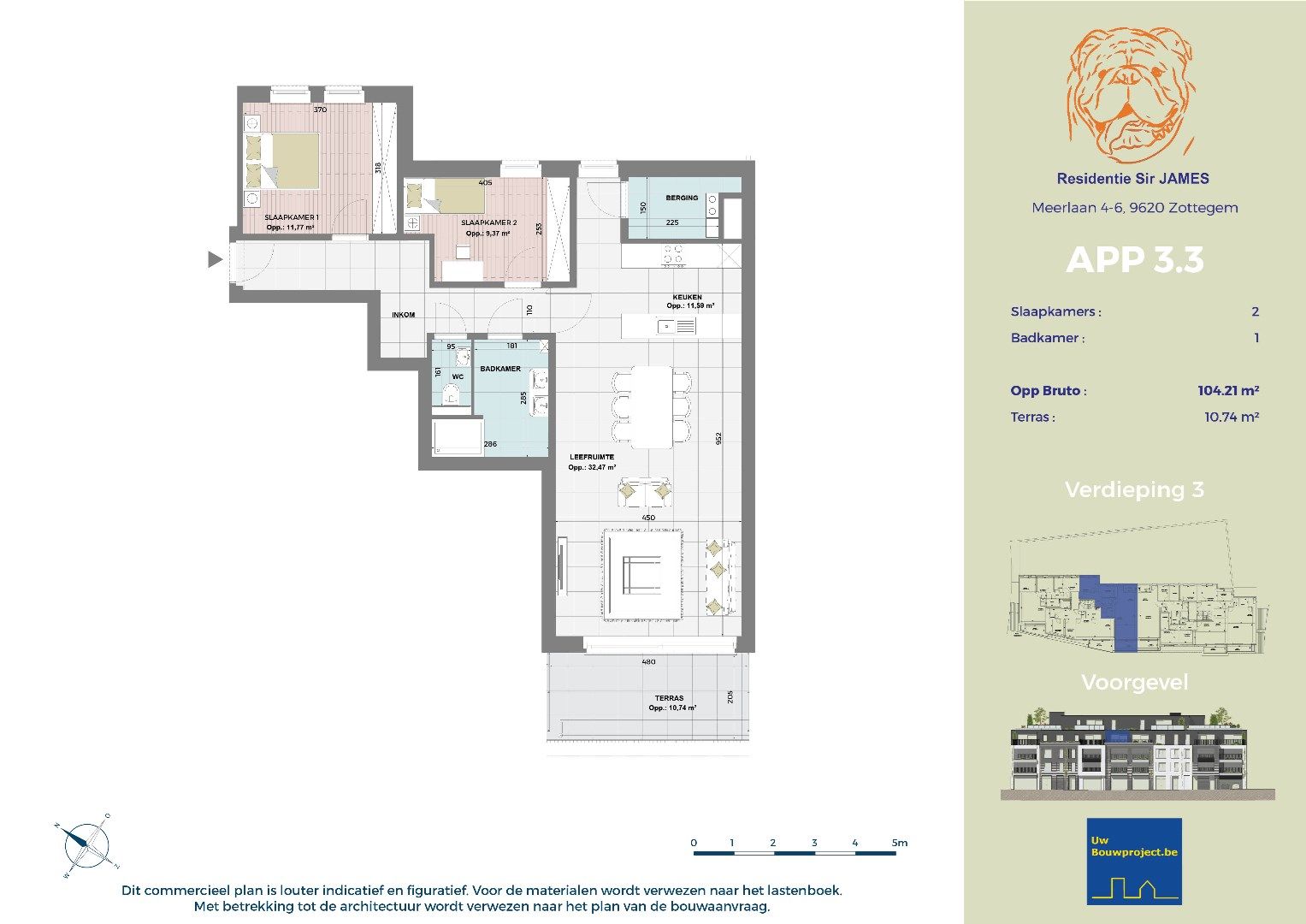 Nabij de Hoogstraat - 2 kamerappartement foto 4